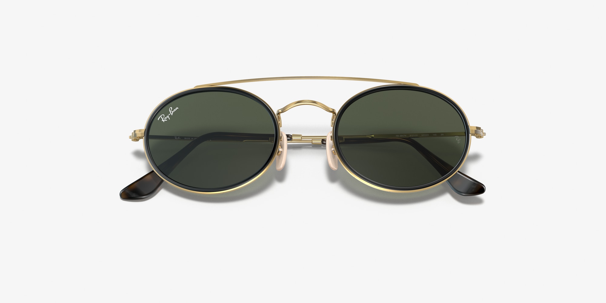 ray ban oval double