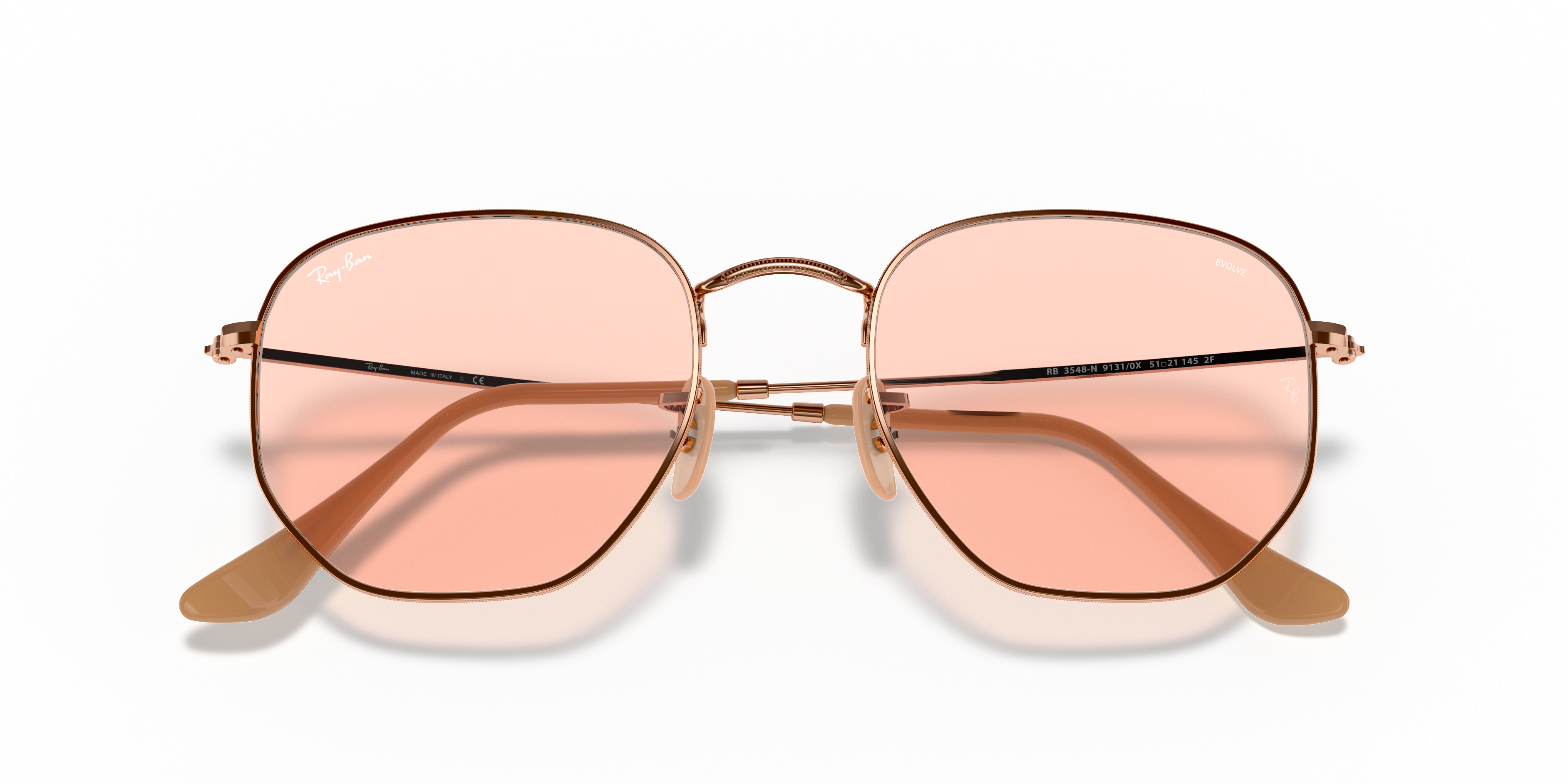 ray ban light pink sunglasses