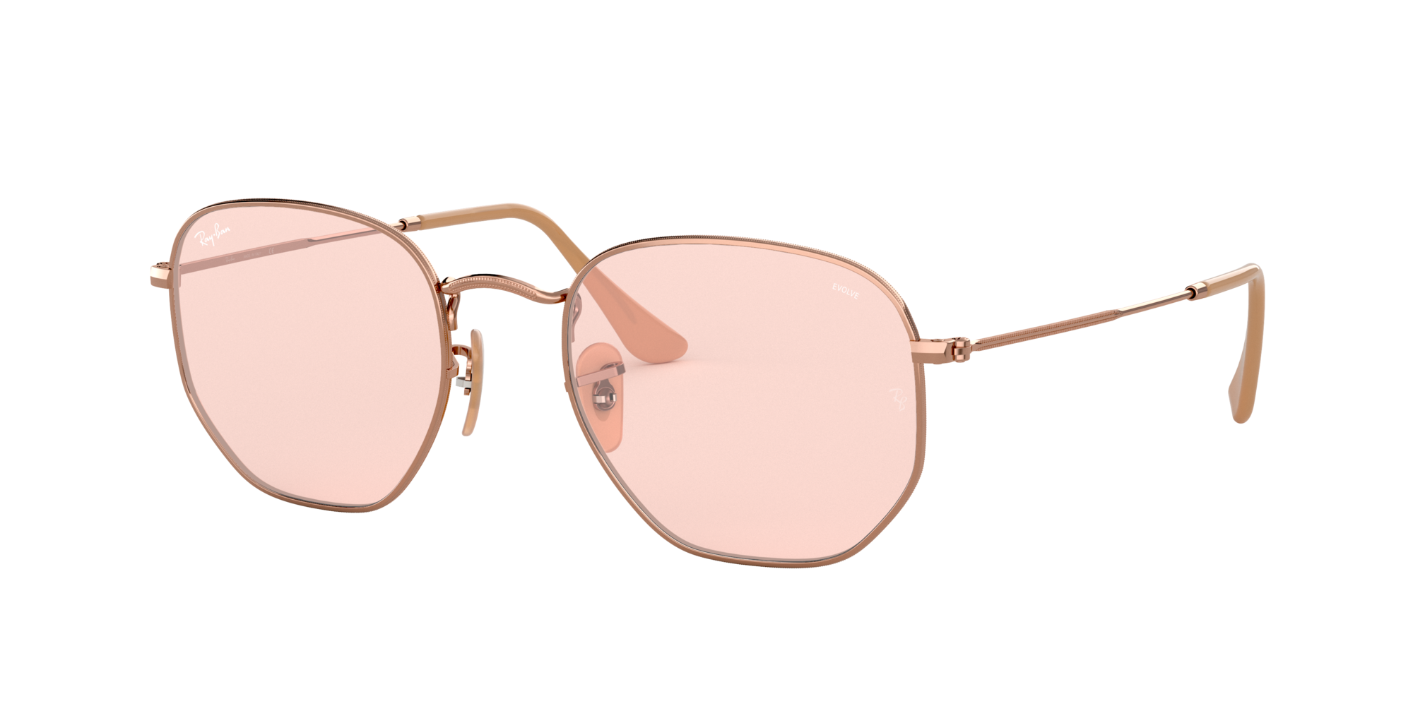 light pink ray bans