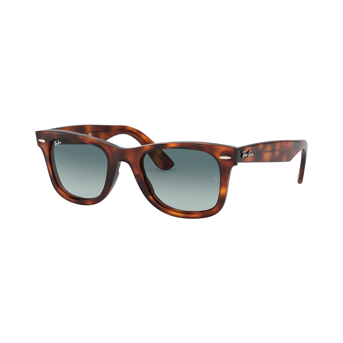 Ray-Ban RB4340 Wayfarer Ease 50 Blue Gradient & Red Havana