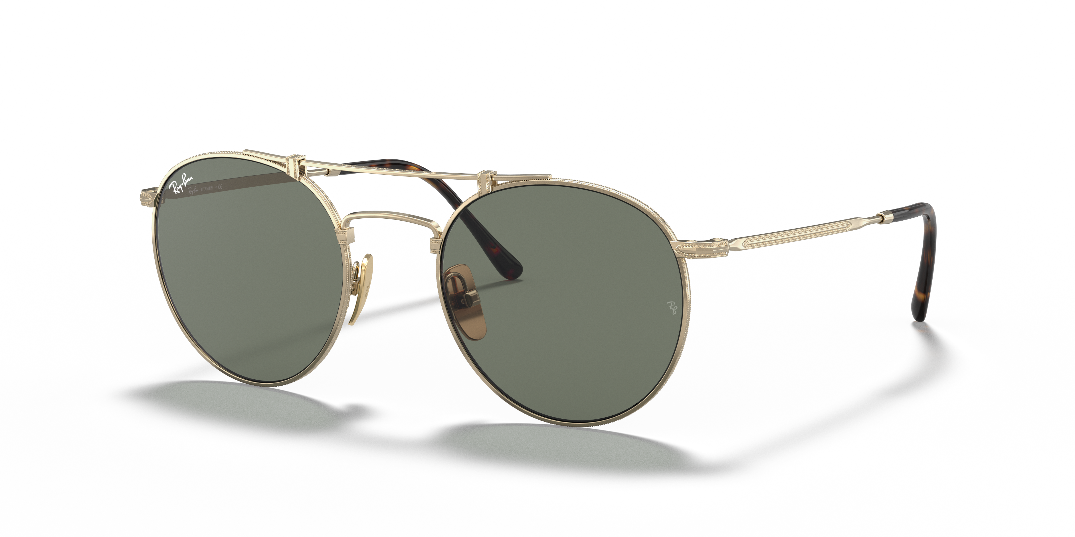 ray ban titanium sunglass hut