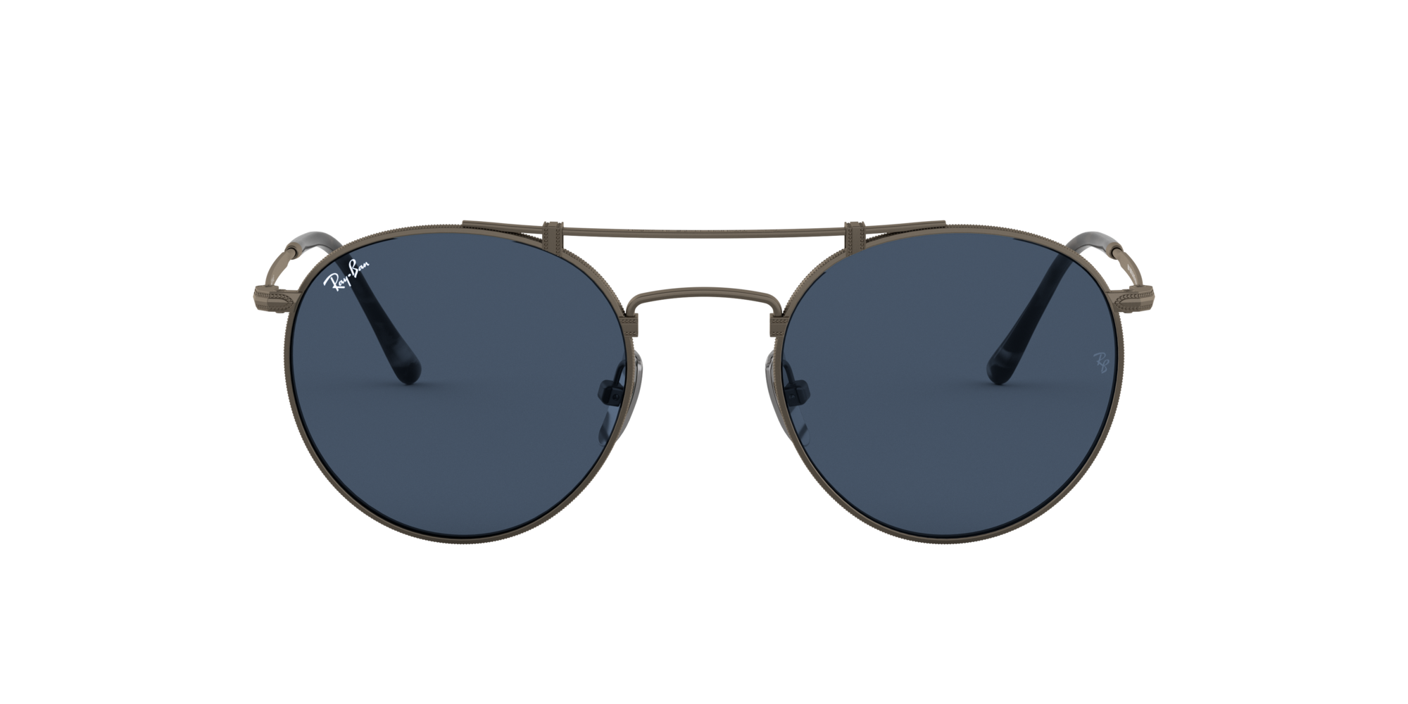 round titanium ray ban