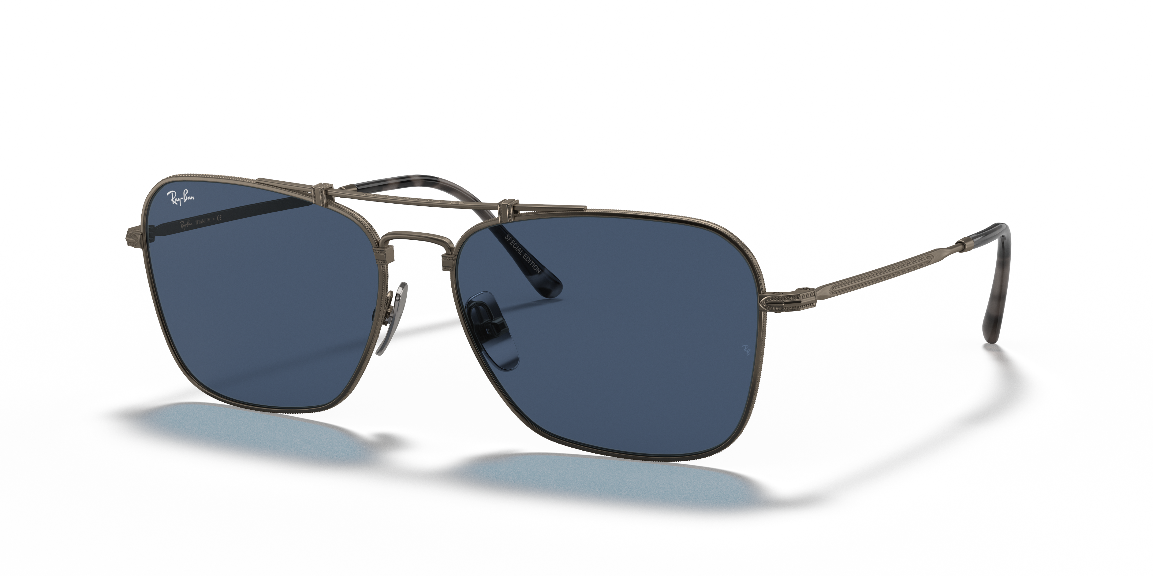 ray ban titanium case