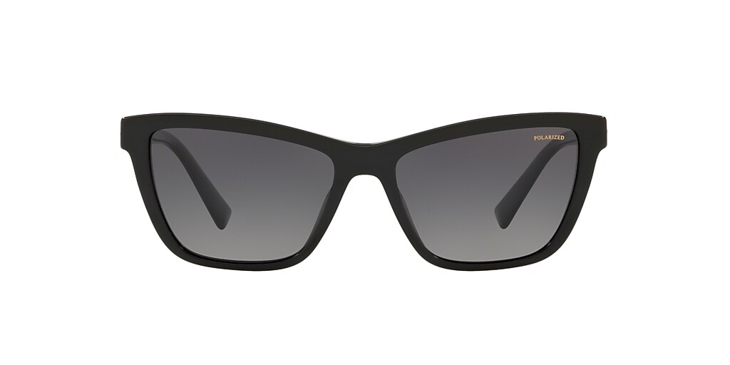 Versace VE4354B 55 Grey-Black & Black Polarized Sunglasses | Sunglass ...