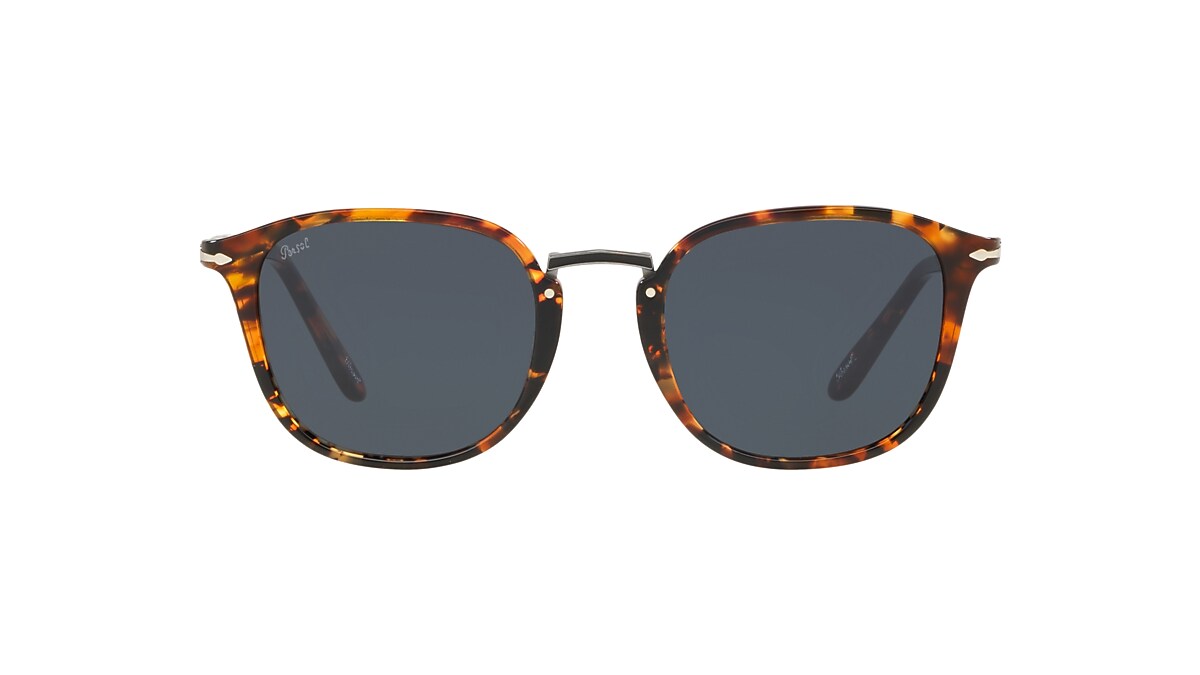 Persol PO3186S 53 Blue & Brown Sunglasses | Sunglass Hut USA