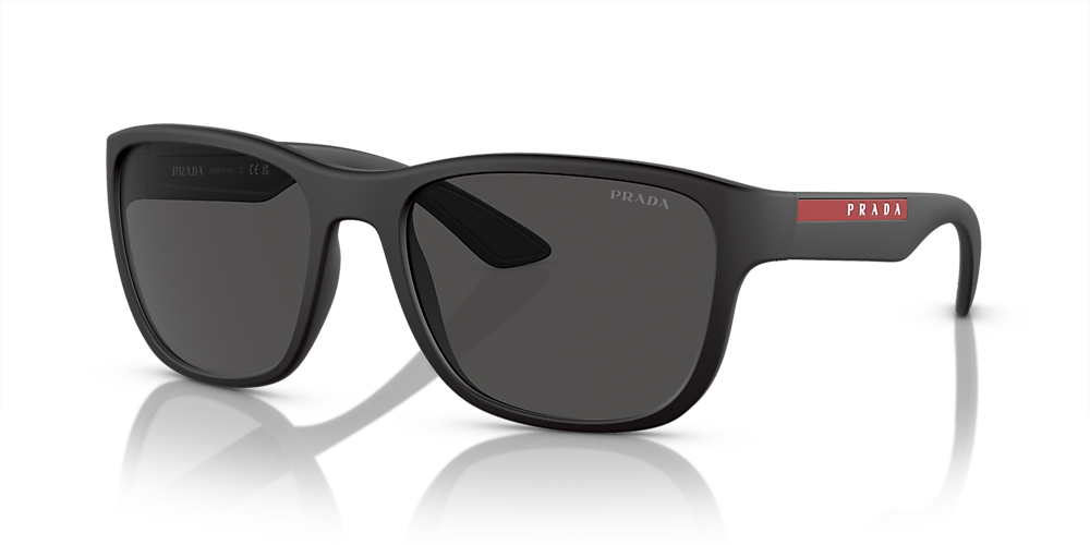 Prada Linea Rossa PS 01US Active 59 Grey & Black Rubber Sunglasses |  Sunglass Hut Australia