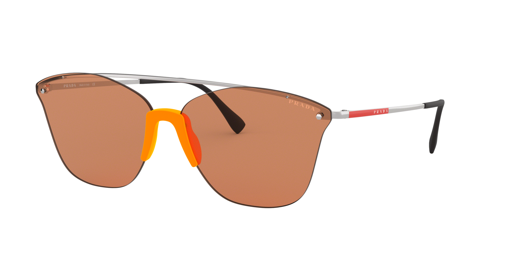 orange prada sunglasses