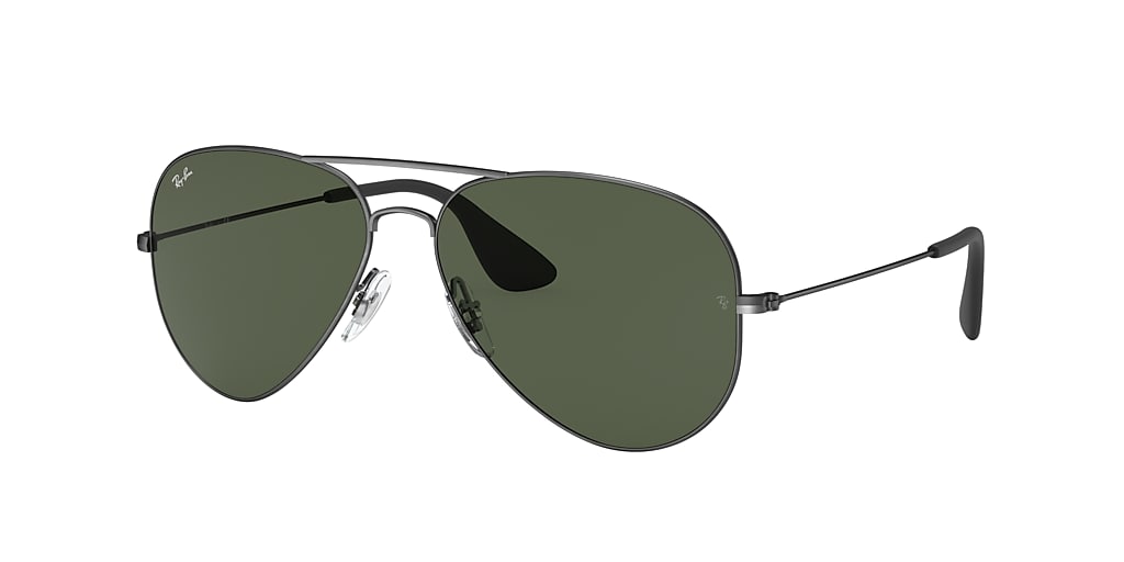 Ray-Ban RB3558 58 Dark Green & Black Sunglasses | Sunglass Hut USA
