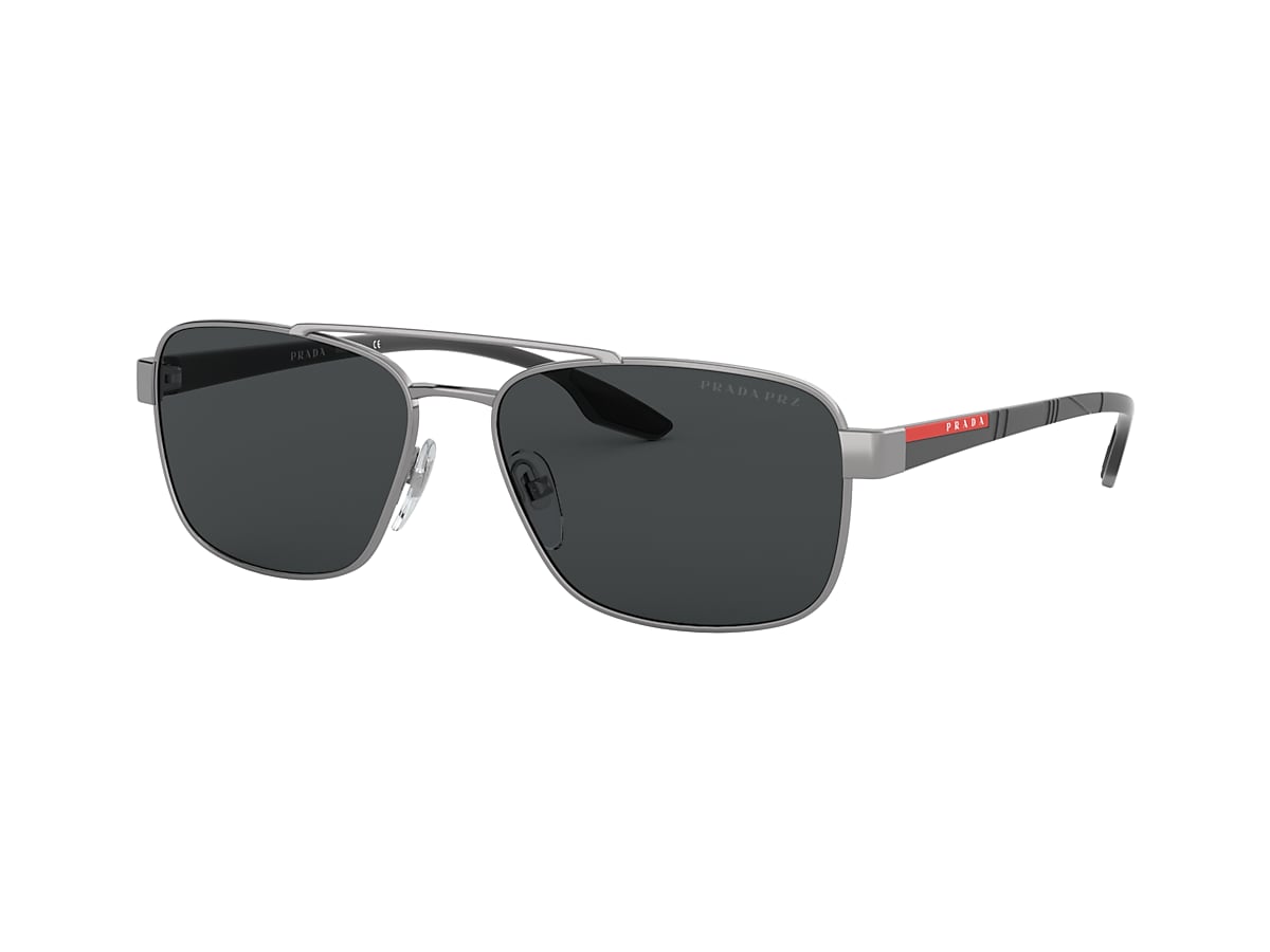 Prada Linea Rossa PS 51US Lifestyle 62 Polarized Grey Gunmetal