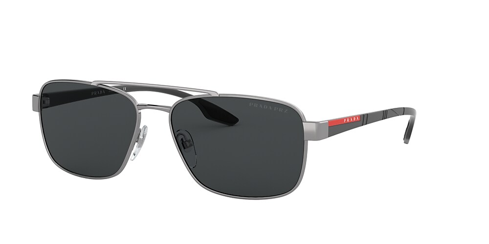 Prada Linea Rossa PS 51US Lifestyle 62 Polarized Grey Gunmetal