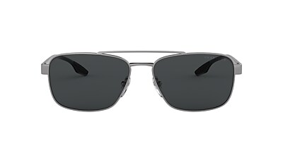 Prada Linea Rossa PS 51US Lifestyle 62 Polarized Grey Gunmetal