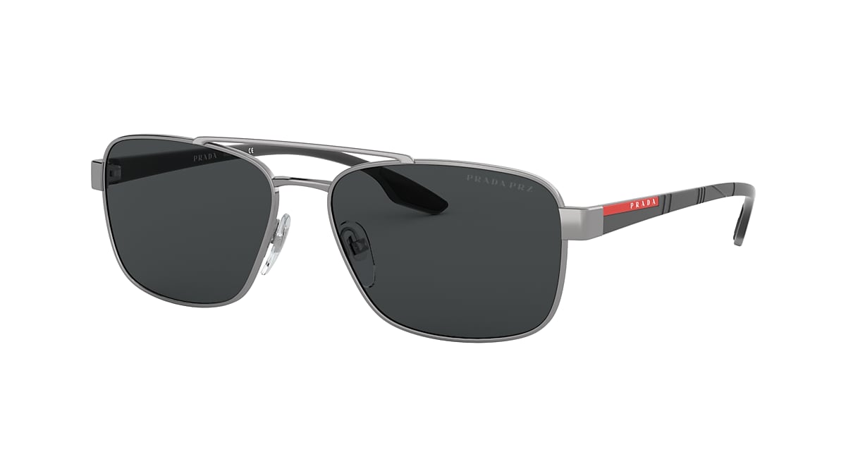 Prada Linea Rossa PS 51US Lifestyle 62 Polarized Grey Gunmetal