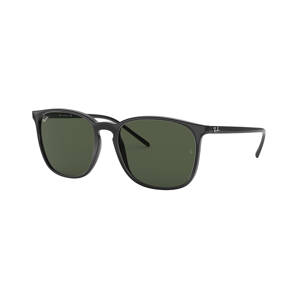 Medisch Kinderen auteur Ray-Ban RB4387 56 Green Classic & Black Sunglasses | Sunglass Hut USA