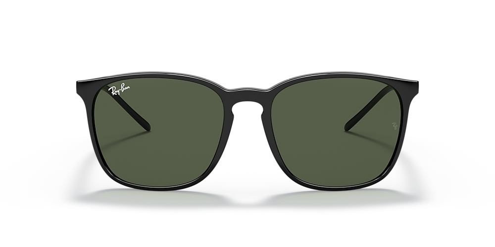 Ray-Ban RB4387 56 Green Classic & Black Sunglasses | Sunglass Hut Australia