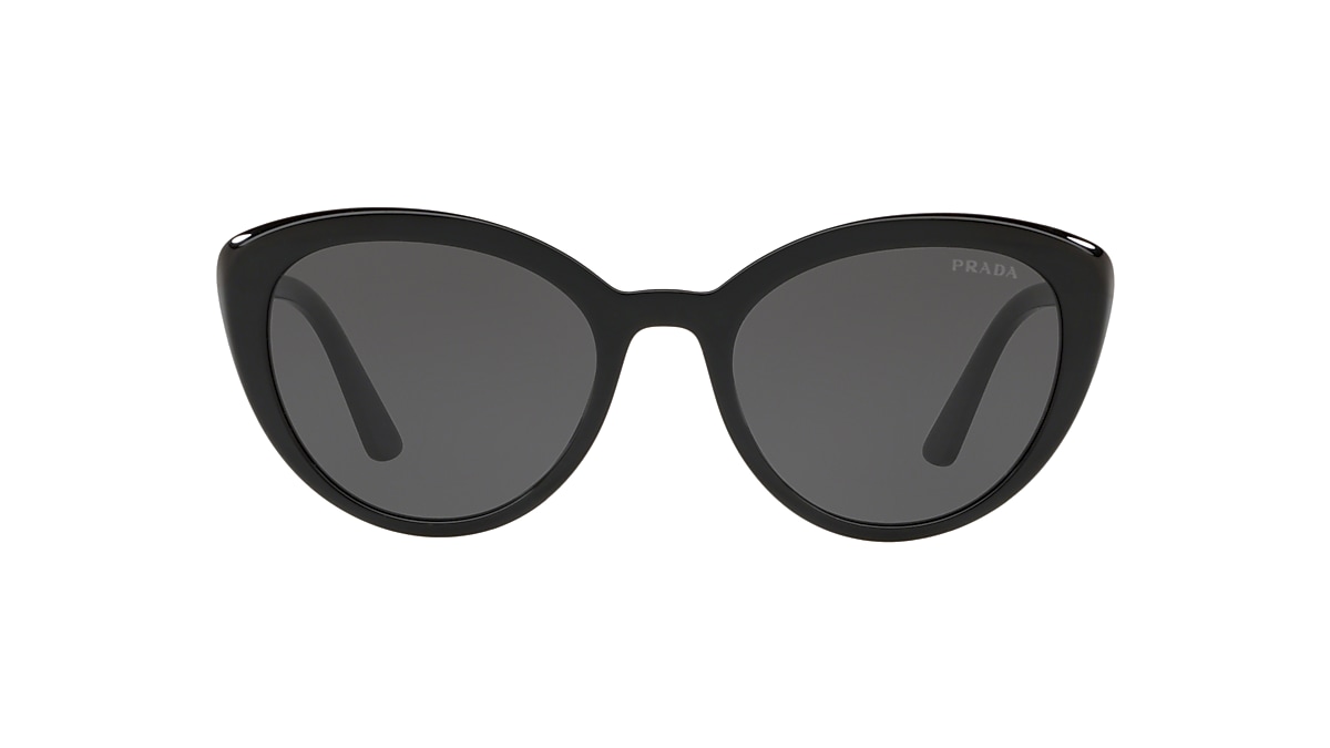 Prada PR 02VS CATWALK 54 Grey & Black Sunglasses | Sunglass Hut USA