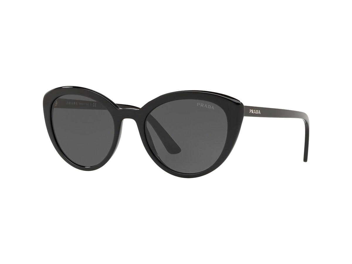 PRADA PR 02VS CATWALK Black - Women Luxury Sunglasses, Grey Lens