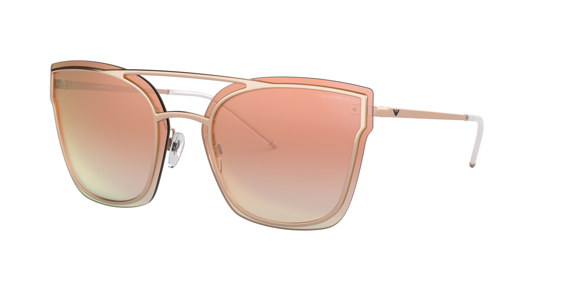 emporio armani pink sunglasses