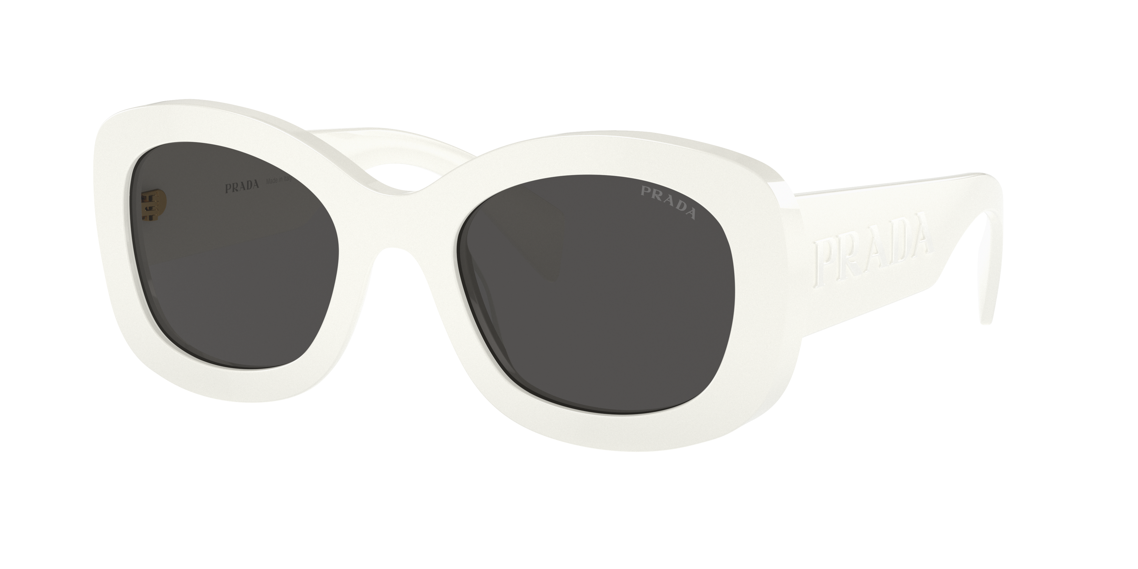 Shop Prada Woman Sunglasses Pr A13s In Dark Grey