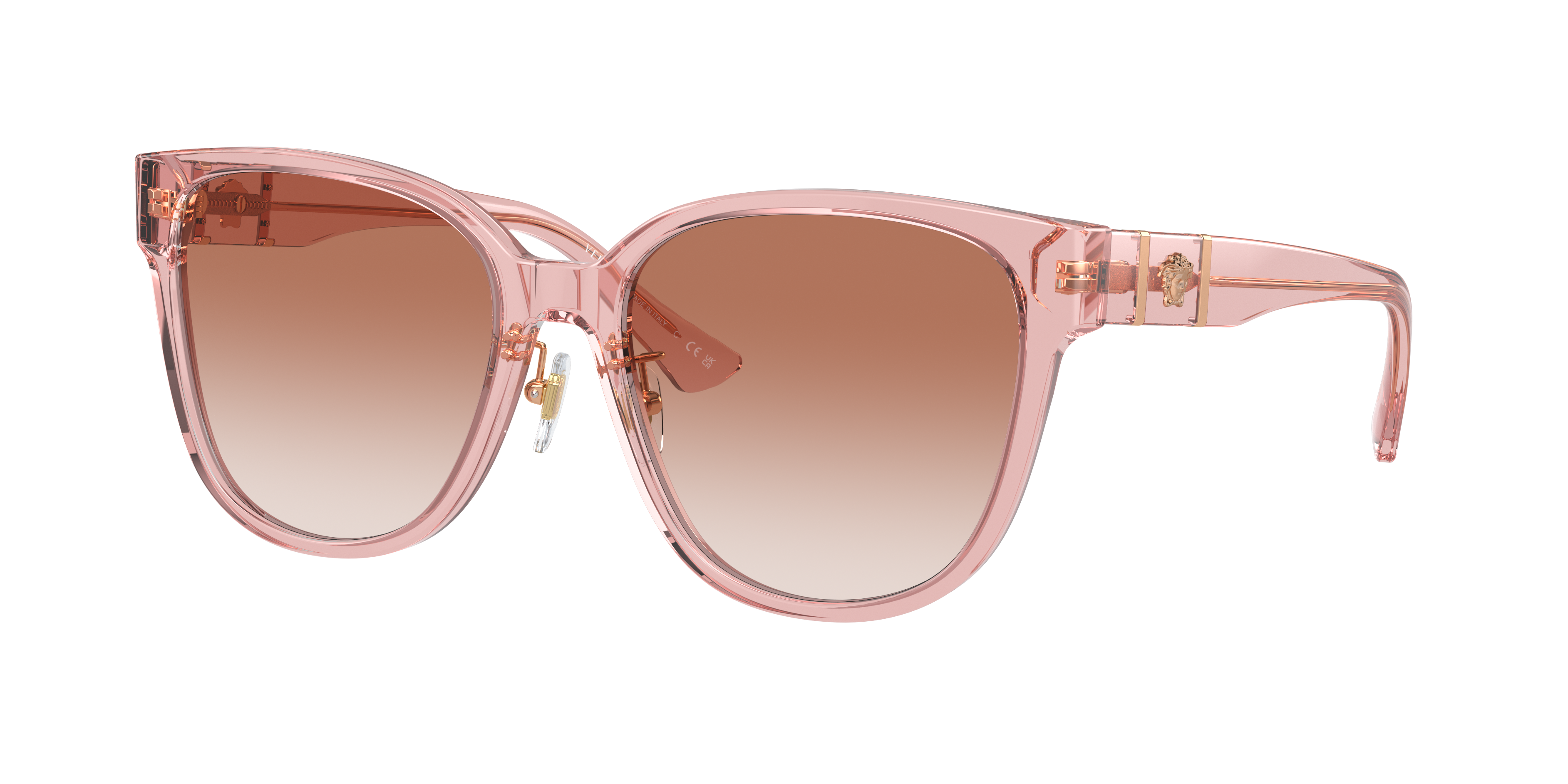 Versace Woman Sunglass Ve4460d In Pink Gradient Pink