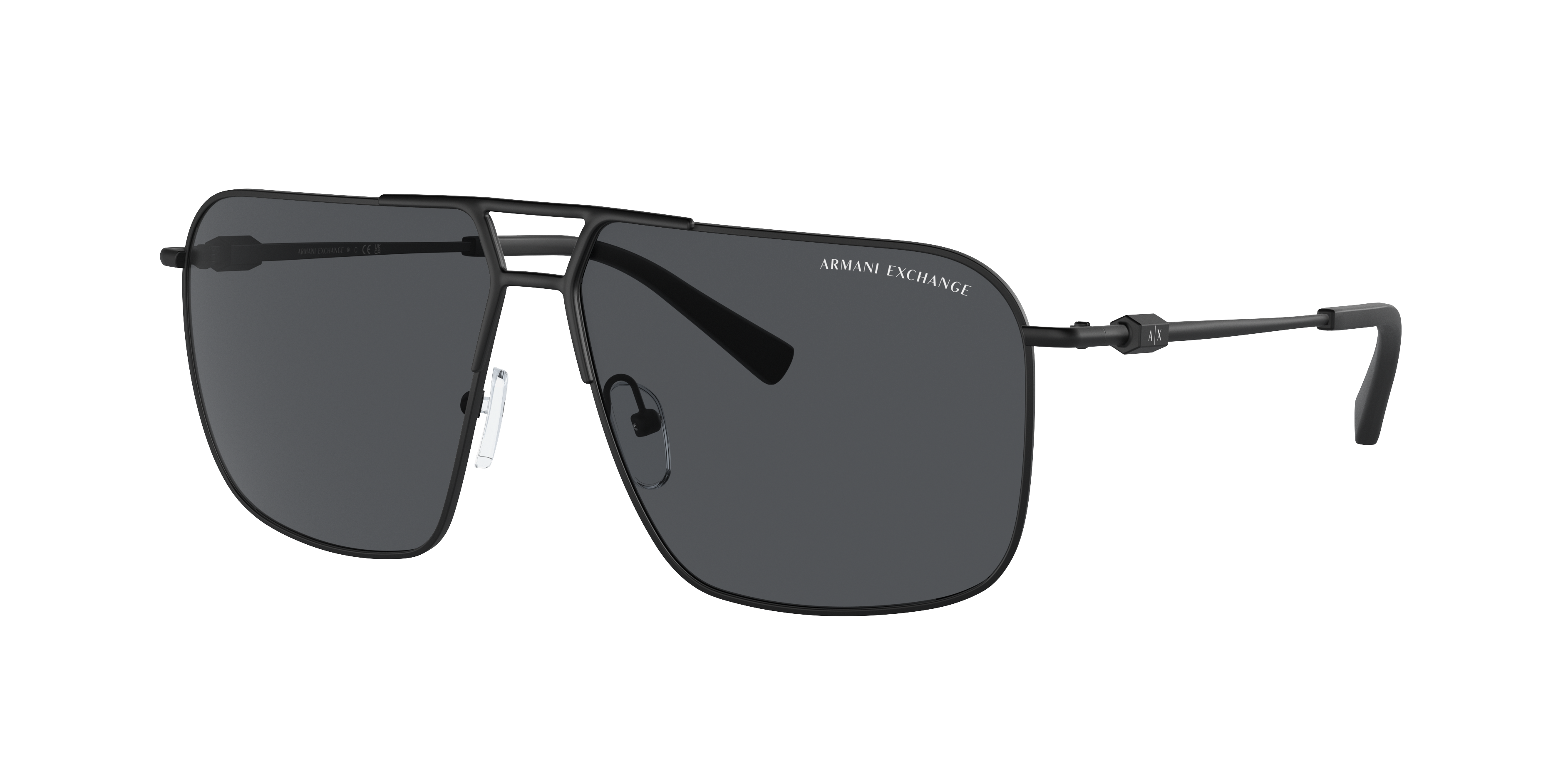 Shop Armani Exchange Man Sunglass Ax2050s In Dark Grey