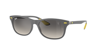 Ray-Ban RB7680S Larry 49 Grey/Blue & Yellow Havana Polarized