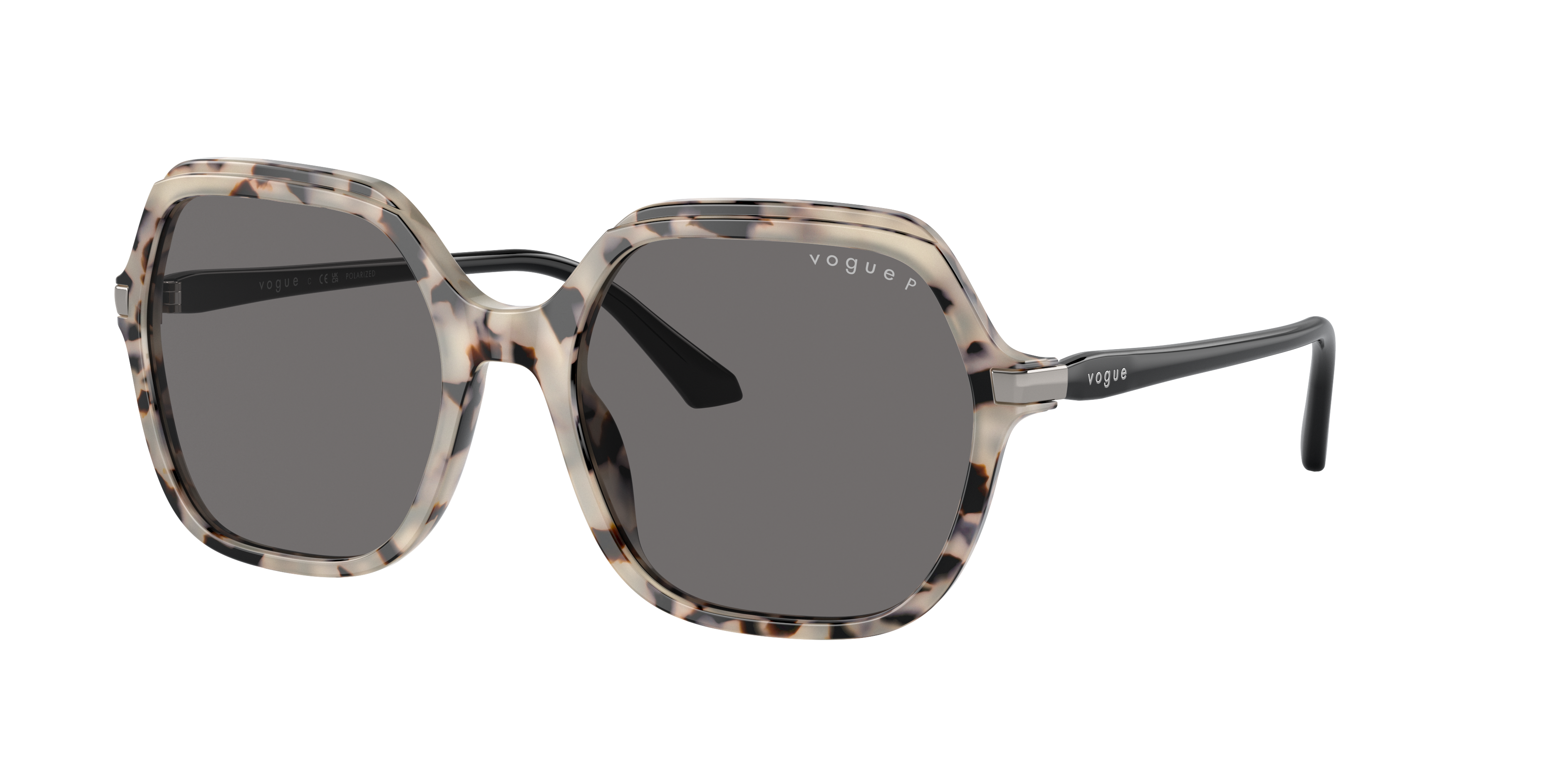Shop Vogue Eyewear Woman Sunglass Vo5561s In Dark Grey Polarized