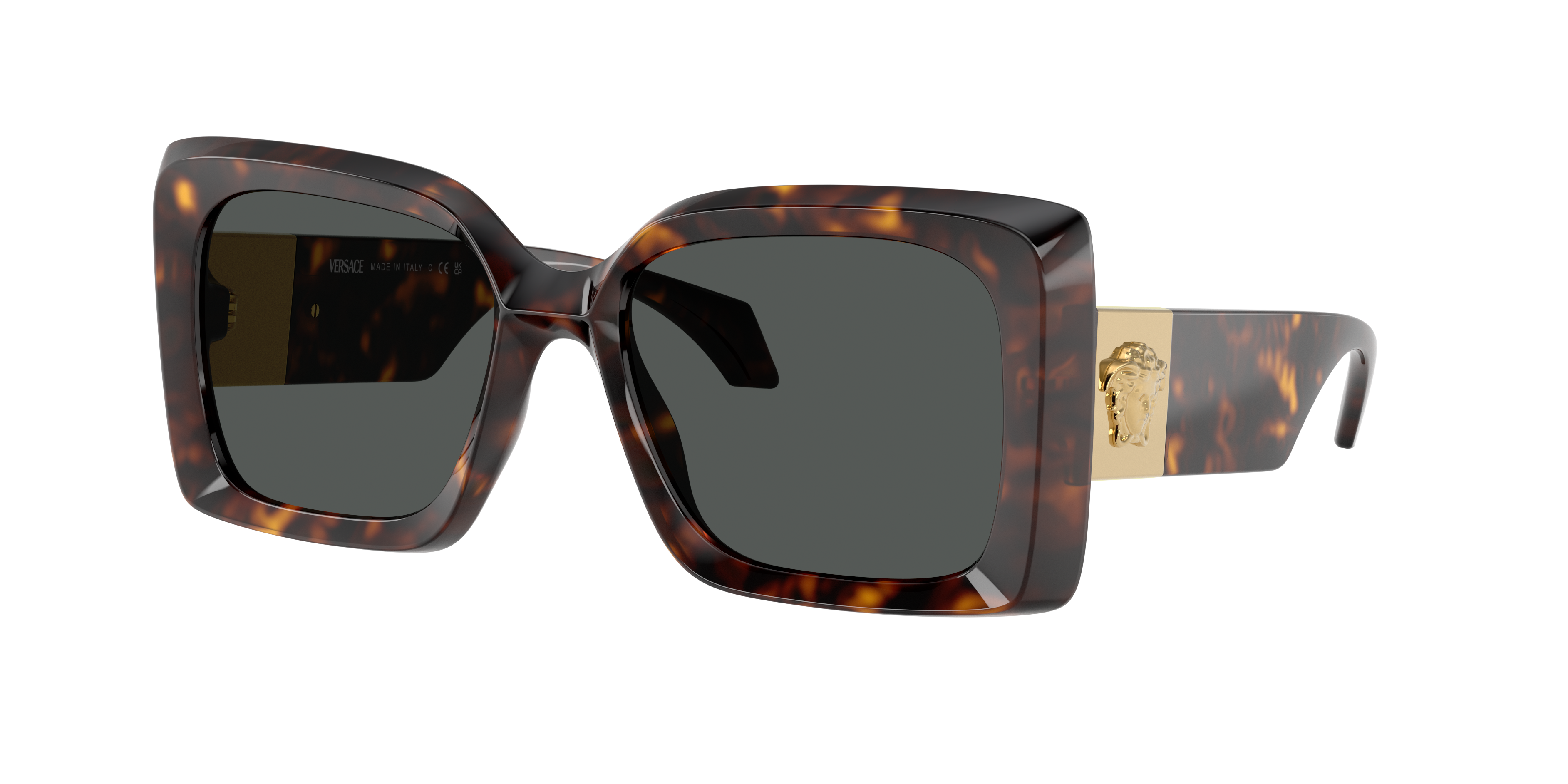 Shop Versace Woman Sunglasses Ve4467u In Dark Grey