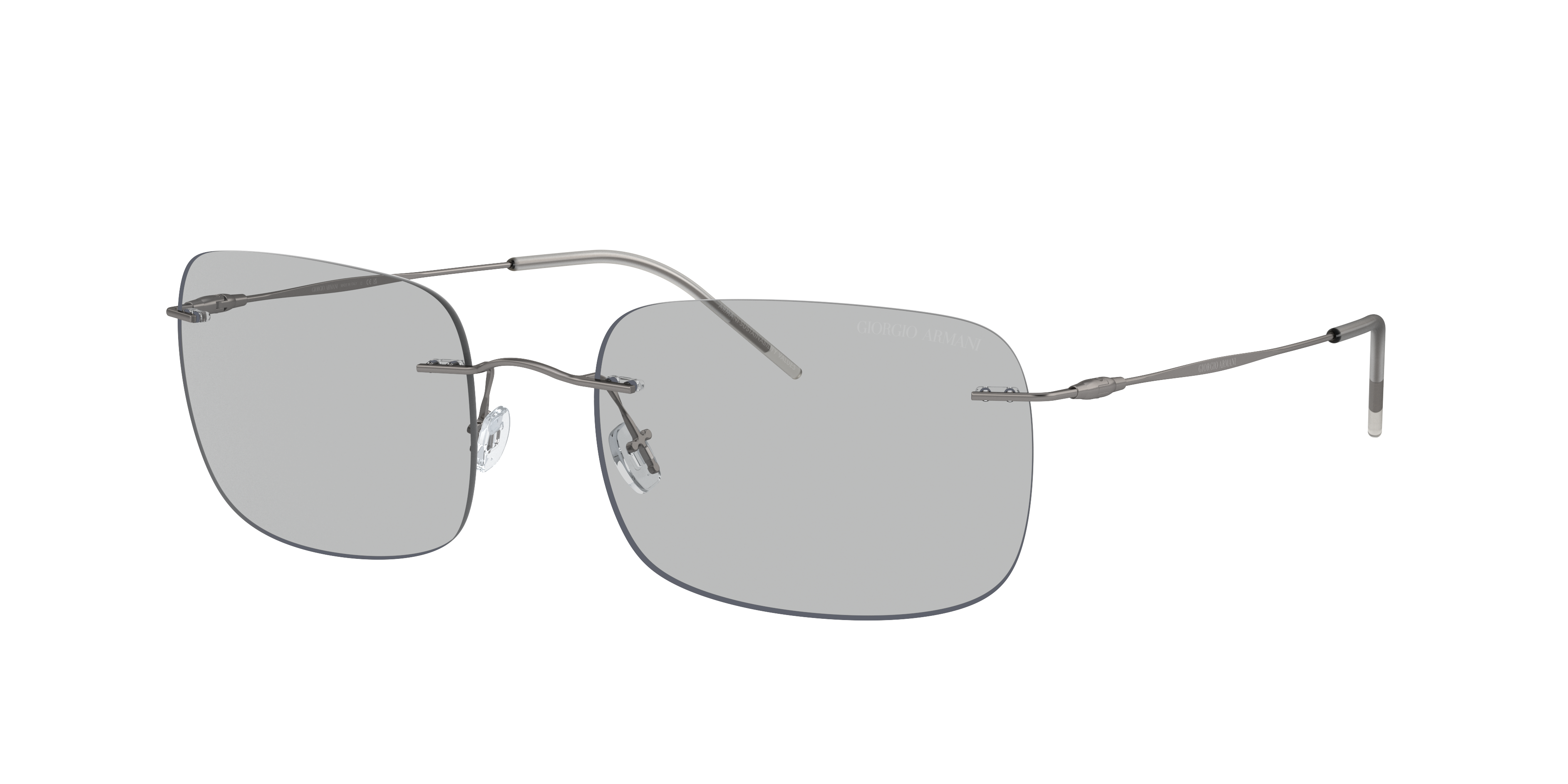 Shop Giorgio Armani Man Sunglasses Ar1512m In Light Grey
