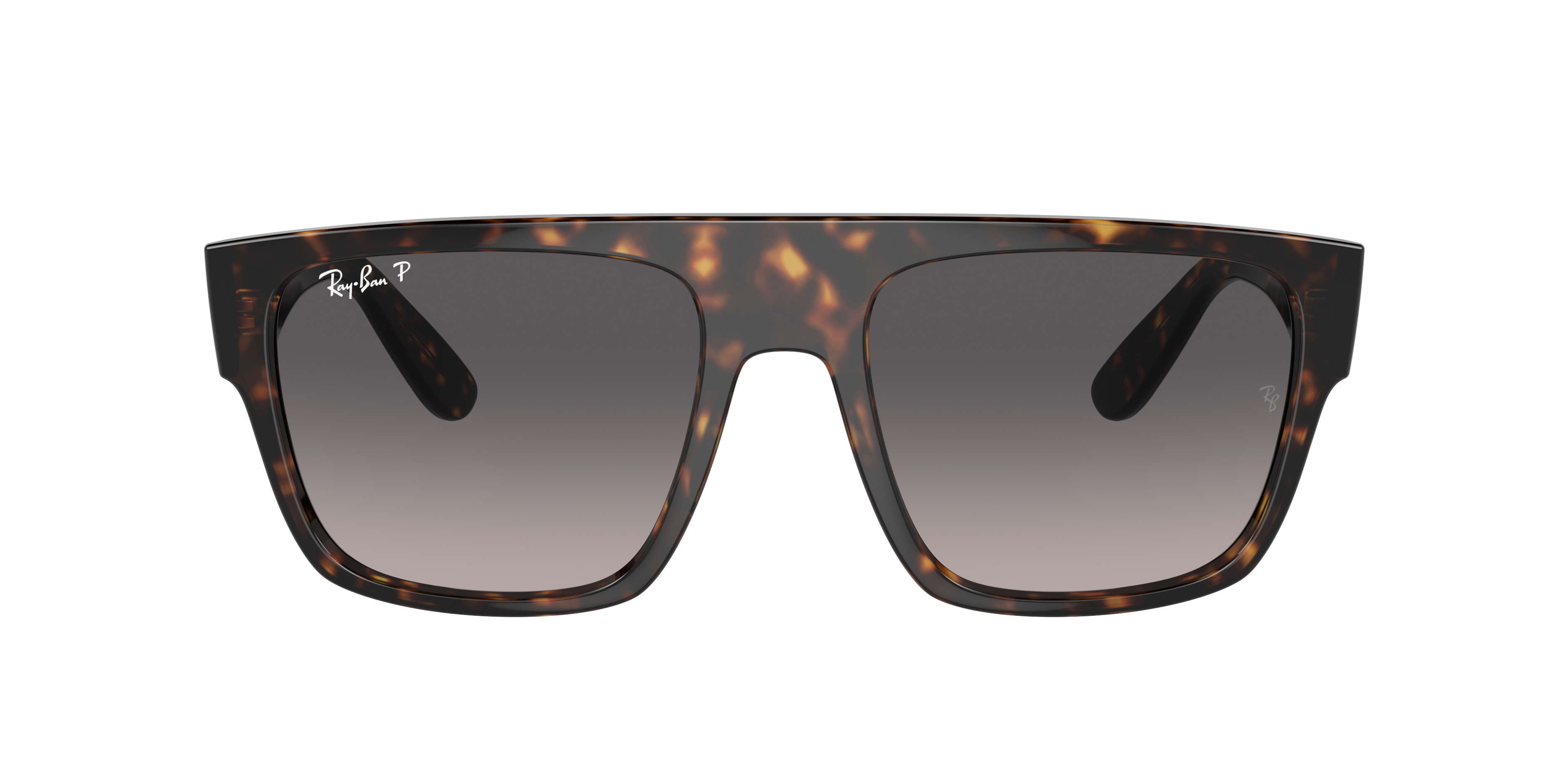 Ray Ban Drifter Sunglasses Havana Frame Grey Lenses Polarized 57-20 In Grey