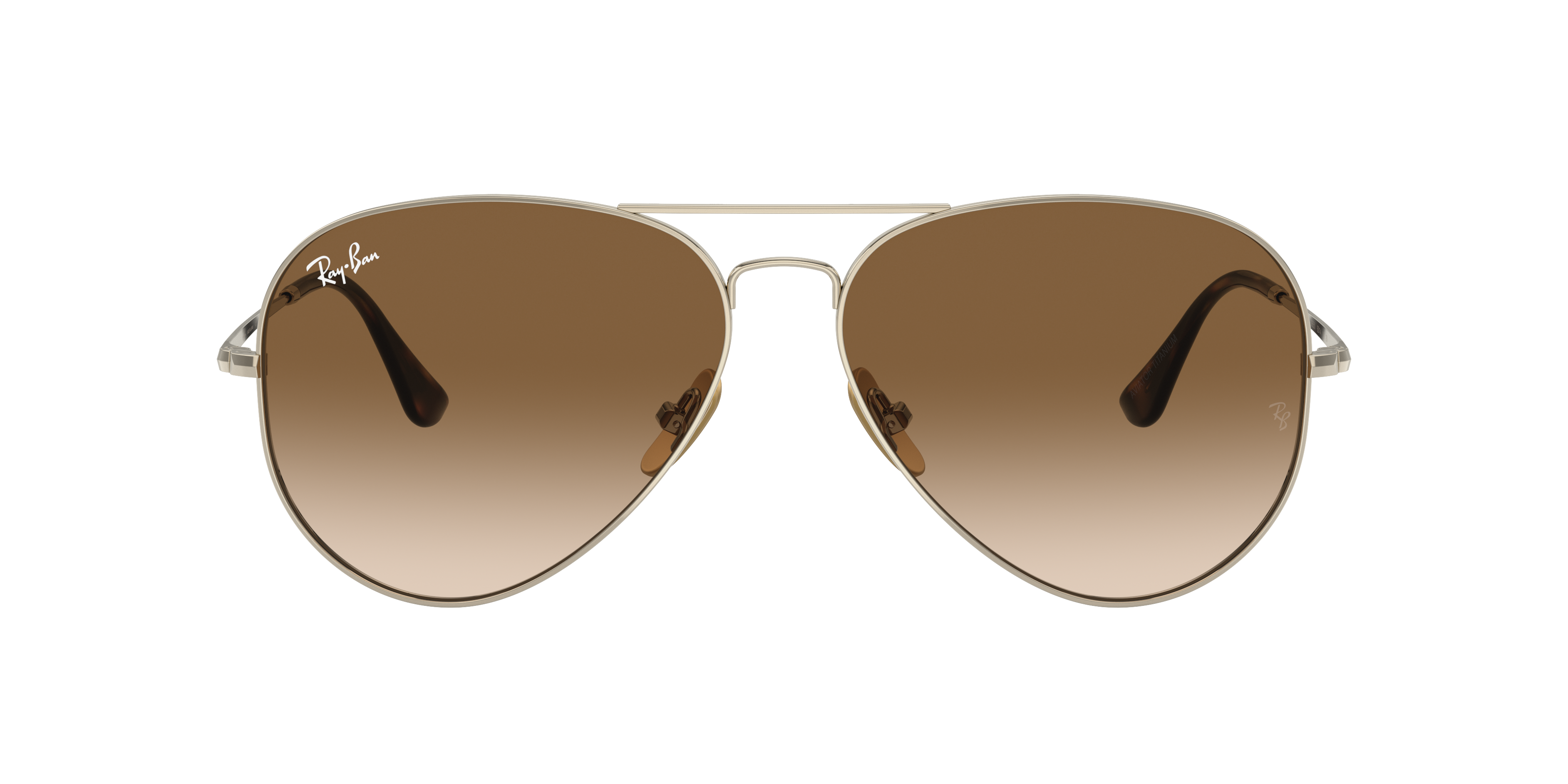 Ray Ban Ray In Clear & Brown