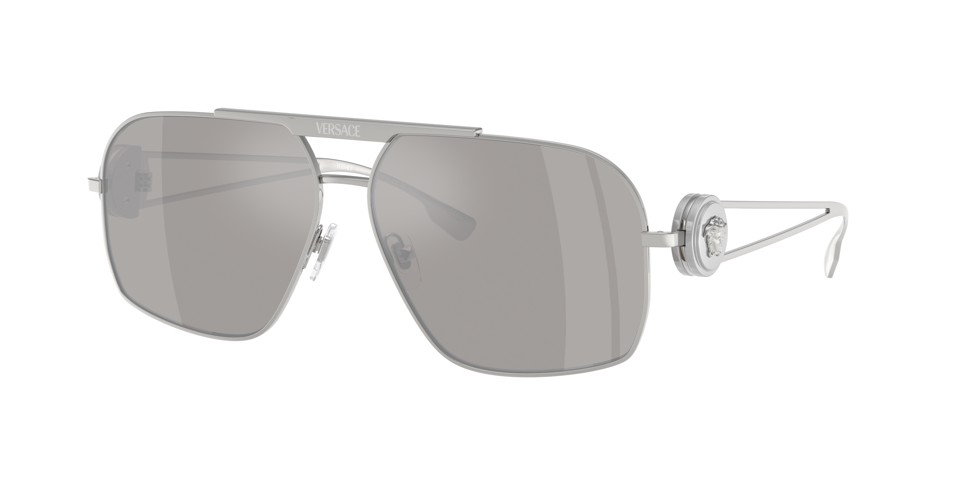 Versace Mann Sunglass Ve2269 In Hellgrau Verspiegelt Silber