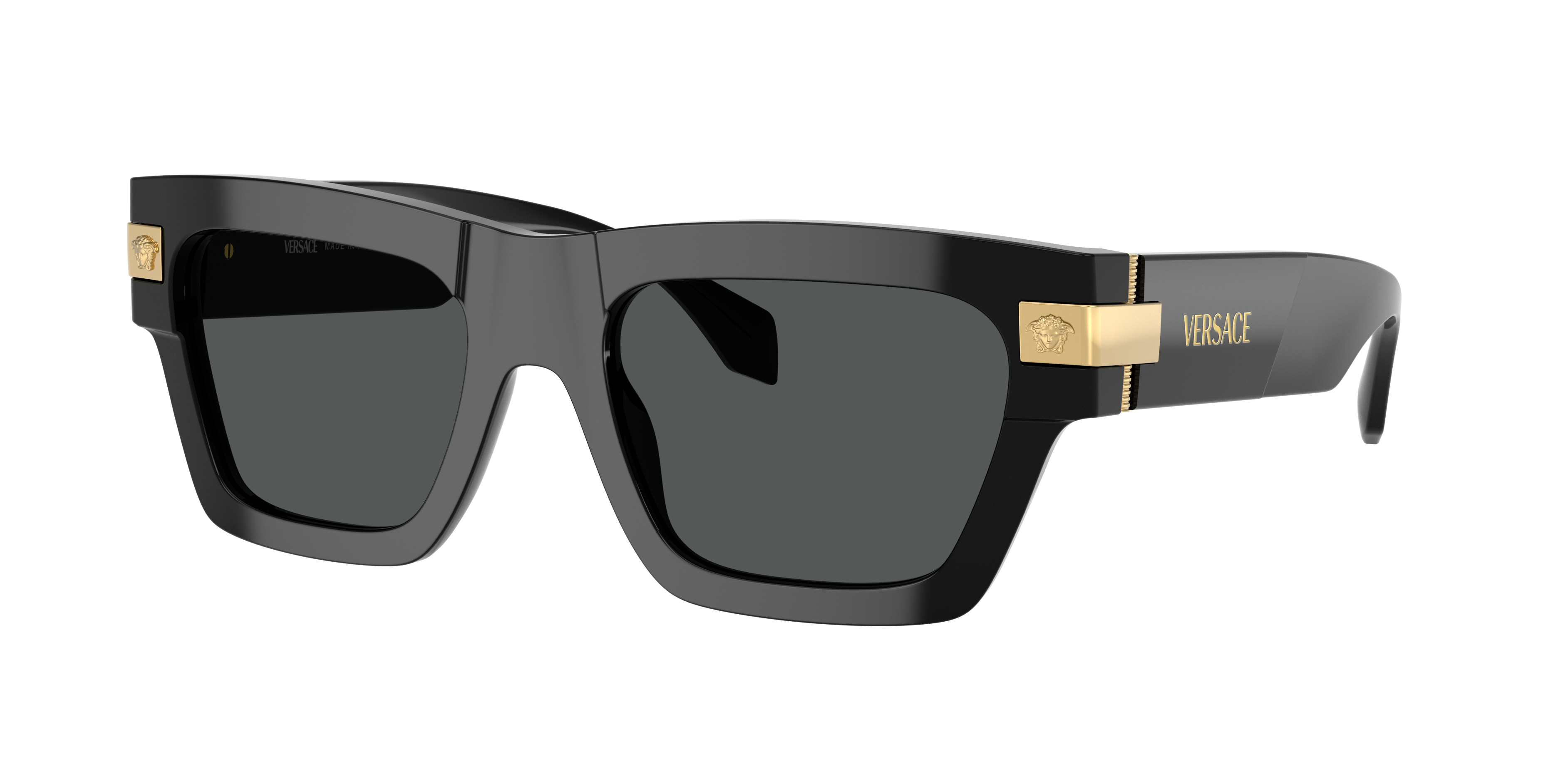 Versace Man Sunglass Ve4464f In Dark Grey