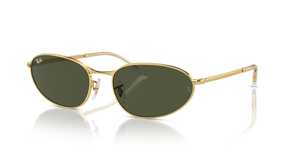 Ray-Ban RB3734 59 Green & Gold Sunglasses | Sunglass Hut USA