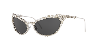 Swarovski SK7009 55 Light Grey Mirror Silver & Silver Sunglasses