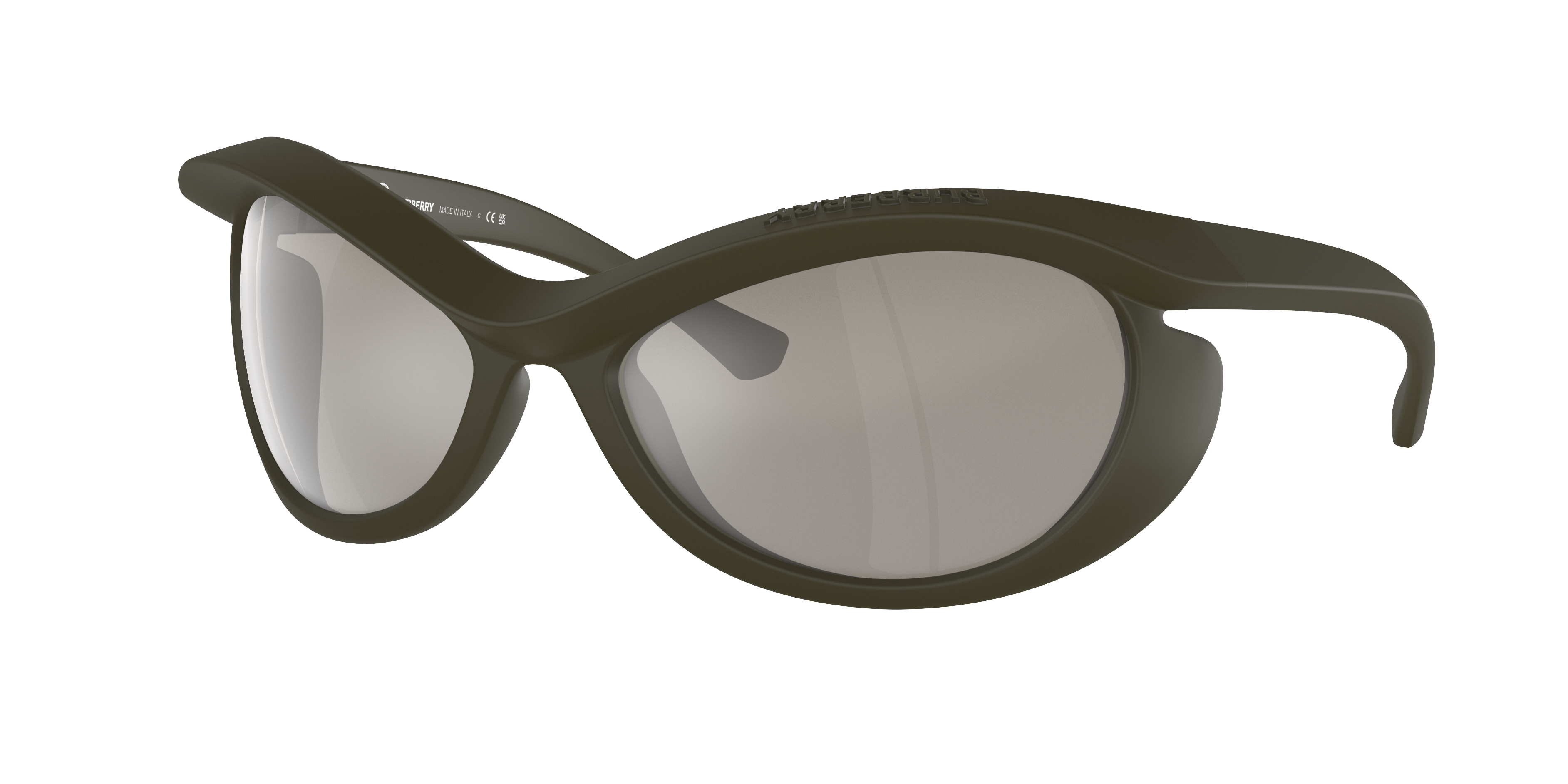 Shop Burberry Unisex Sunglass Be4428u In Light Grey Mirror Silver