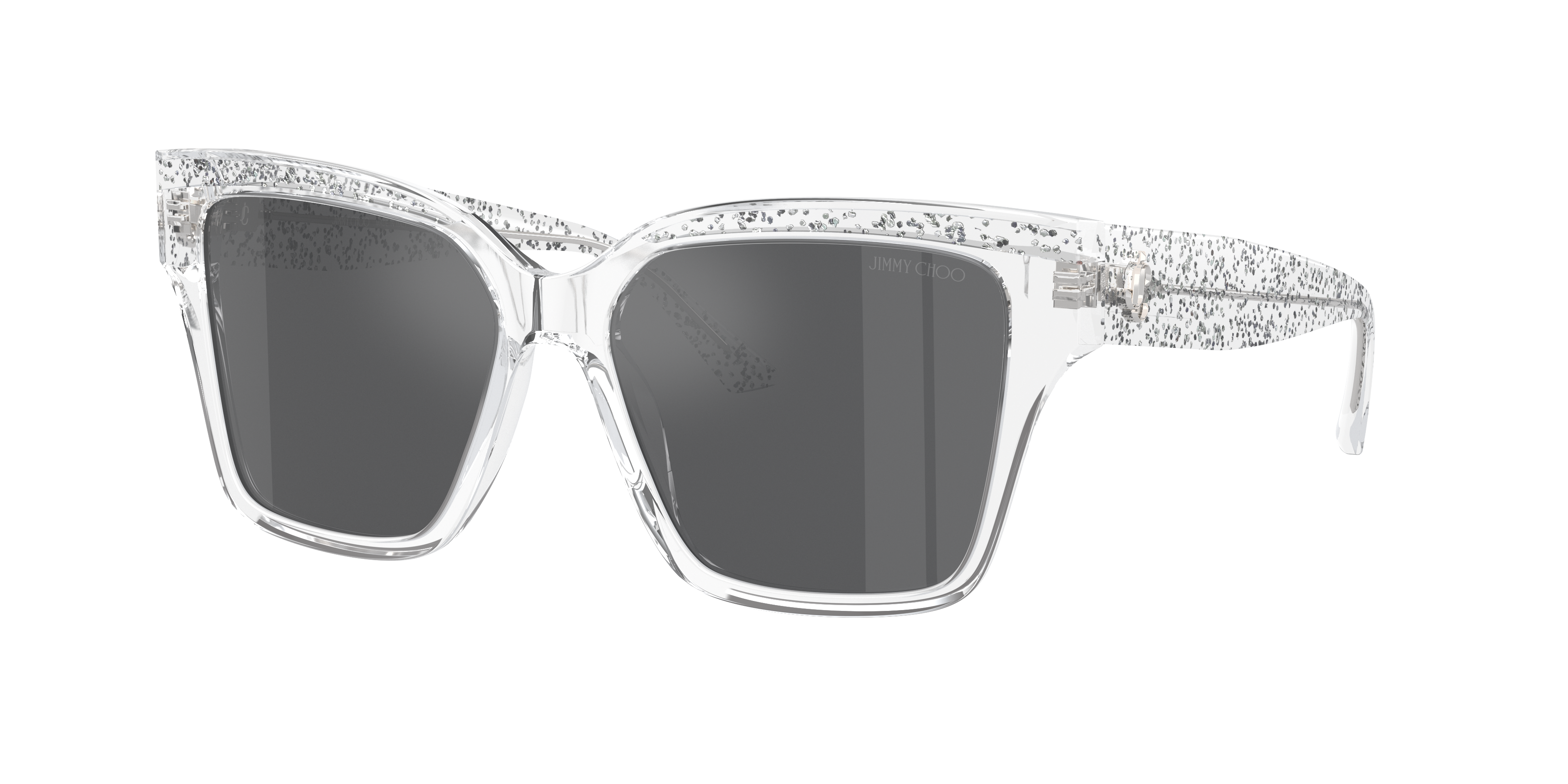 Shop Jimmy Choo Woman Sunglass Jc5003 In Grey Mirror Silver