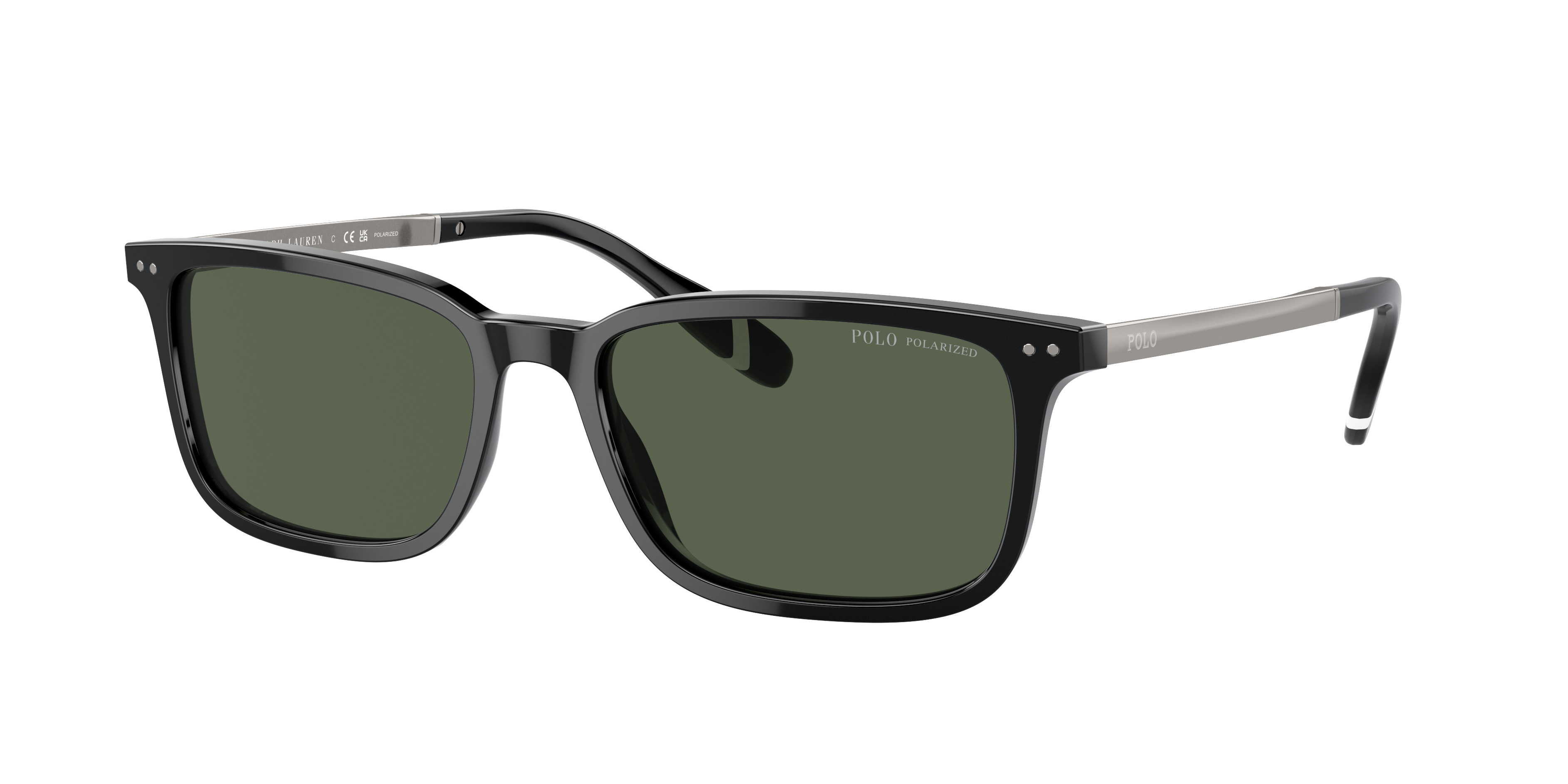 Polo Ralph Lauren Man Sunglasses Ph4212 In Shiny Black