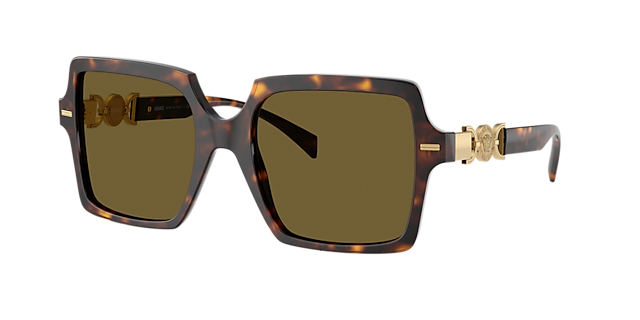 Versace VE4441 55 Dark Grey & Black Sunglasses | Sunglass Hut 