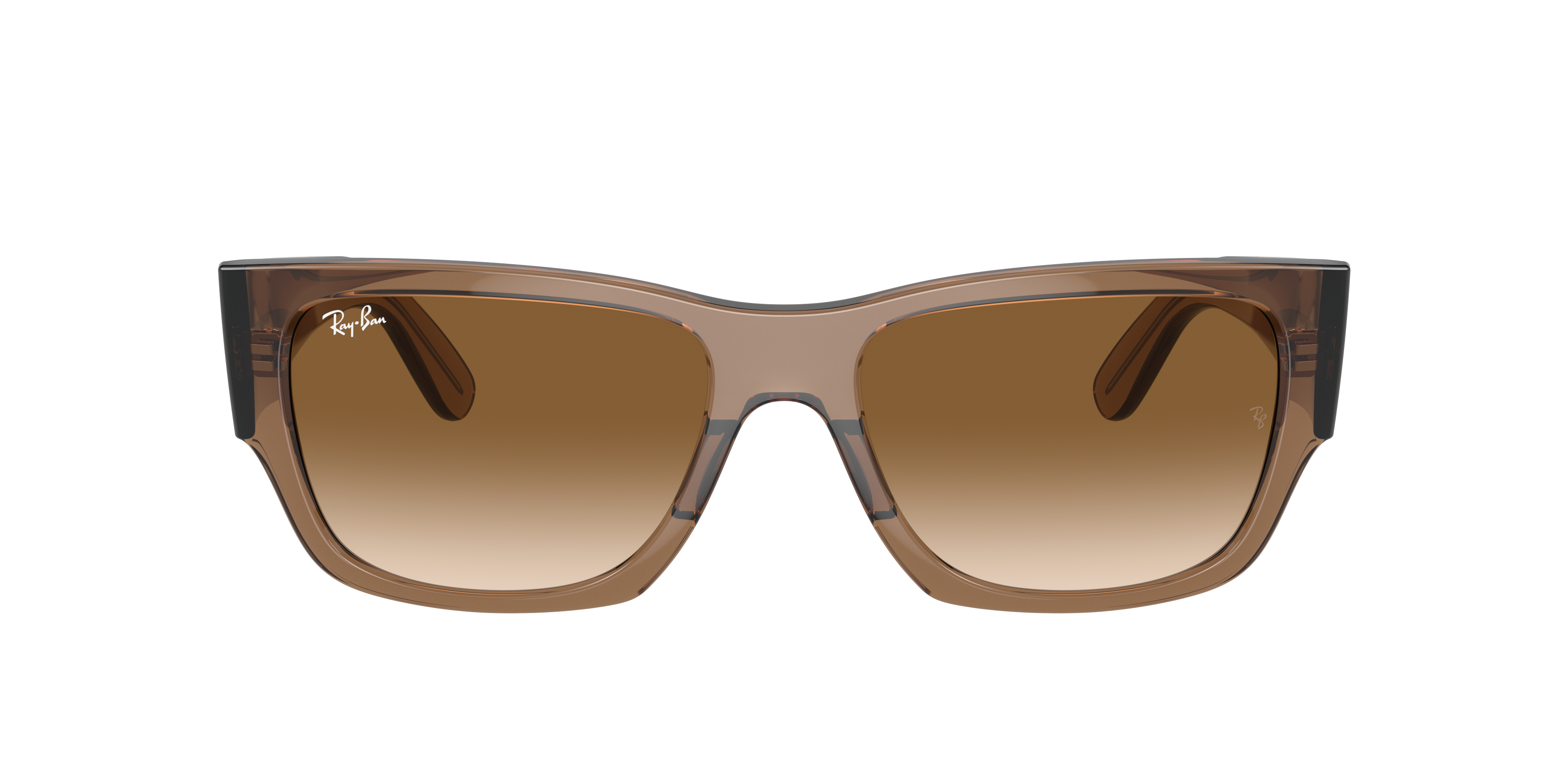 Ray Ban Ray In Clear & Brown