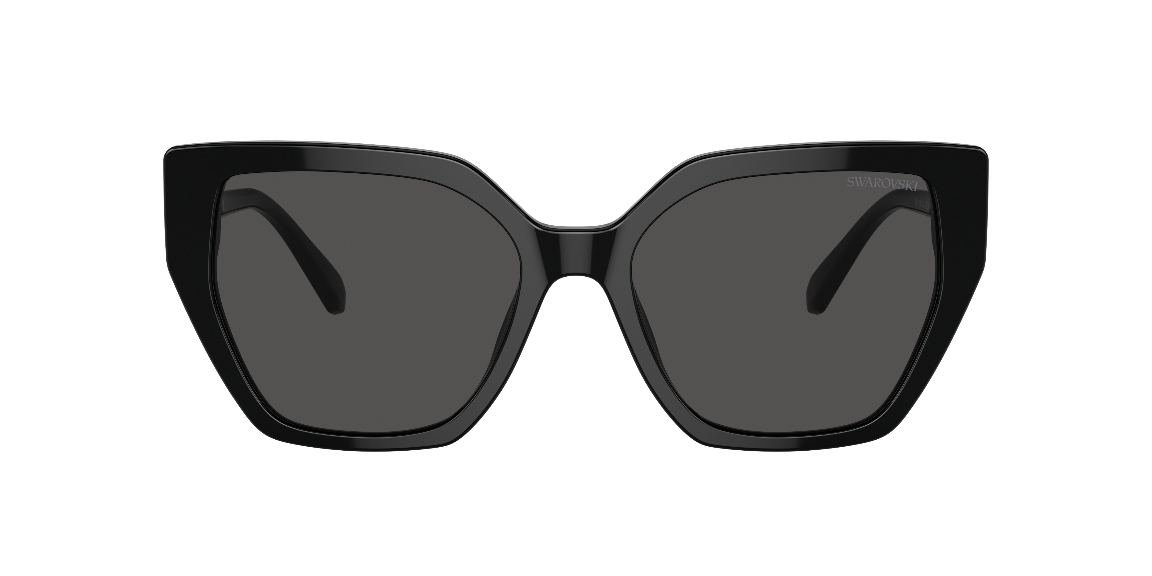 Swarovski Sk 6016 100187 56mm Womens Irregular Sunglasses In Dark Grey