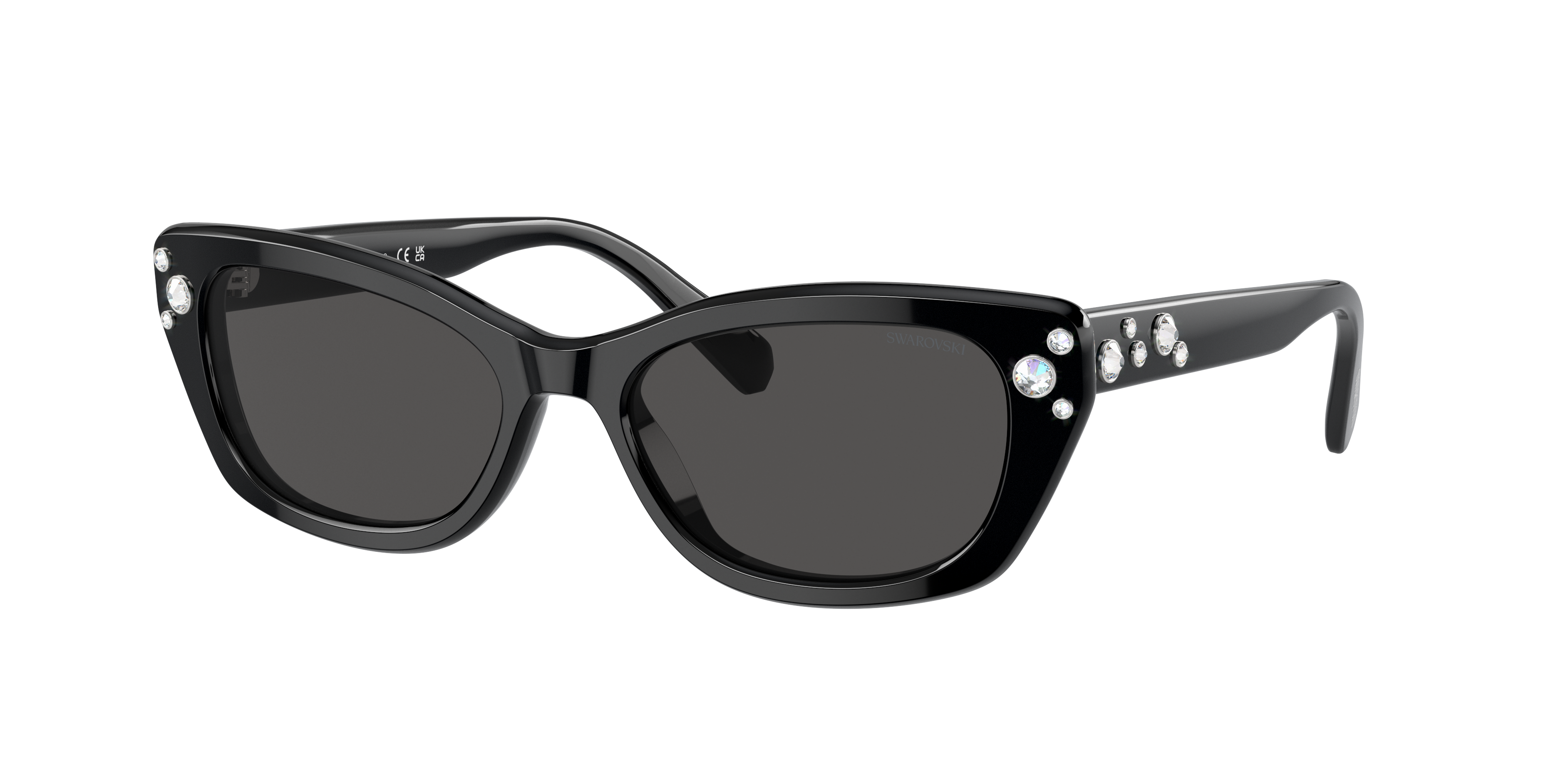 Swarovski Woman Sunglass Sk6019 In Dark Grey