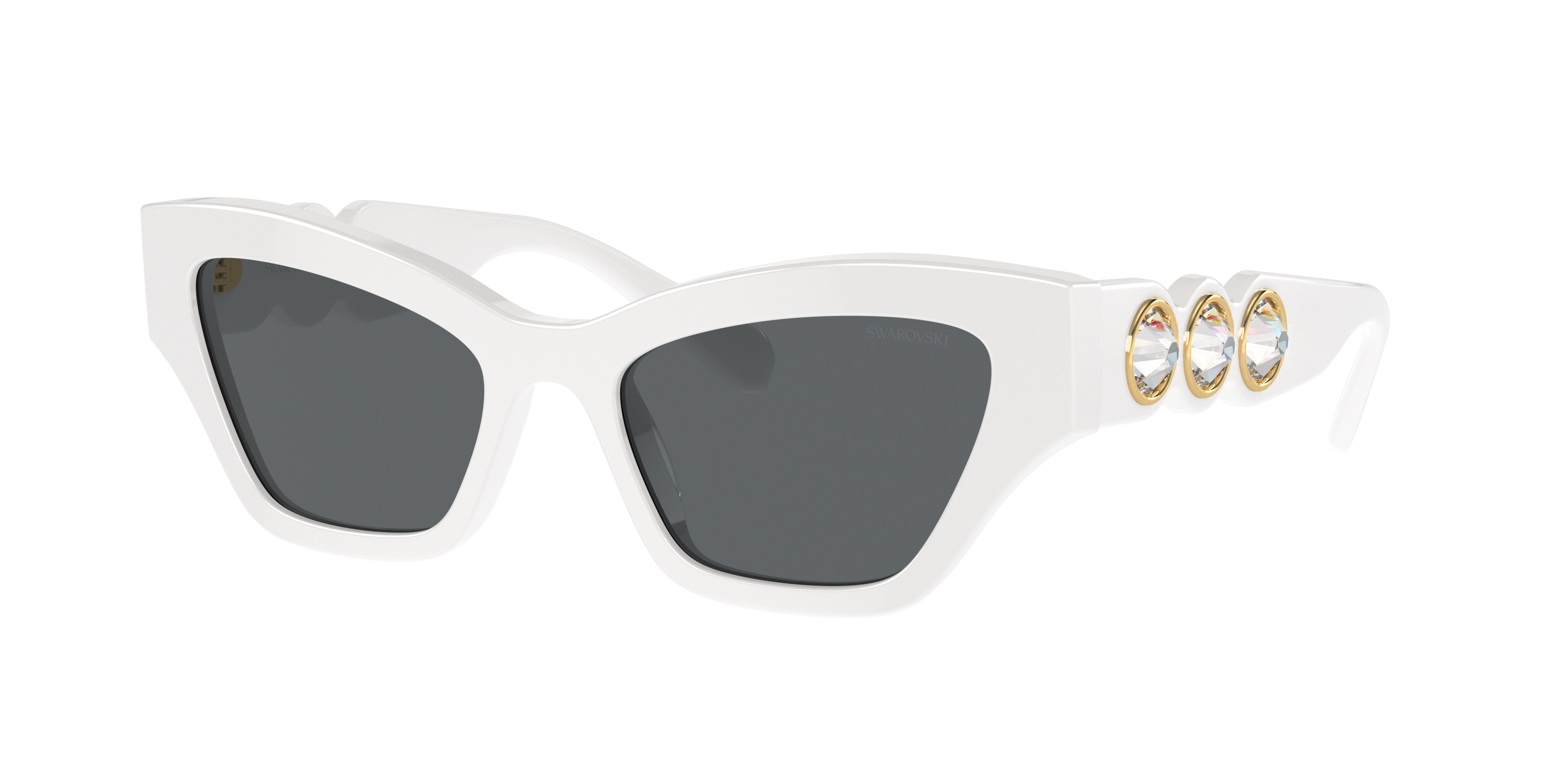 Shop Swarovski Woman Sunglasses Sk6021 In Dark Grey
