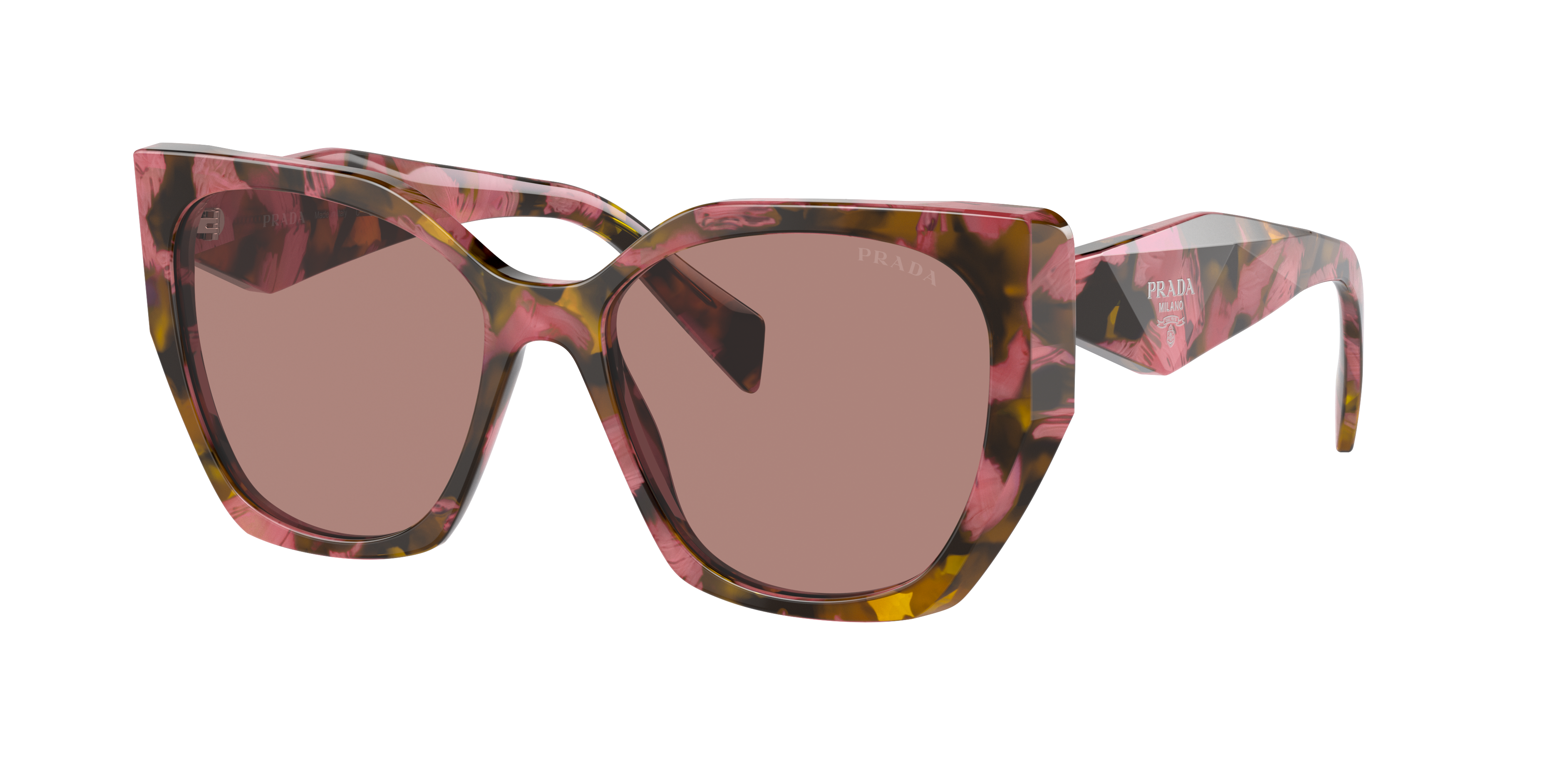 Shop Prada Woman Sunglasses Pr 19zs In Light Brown
