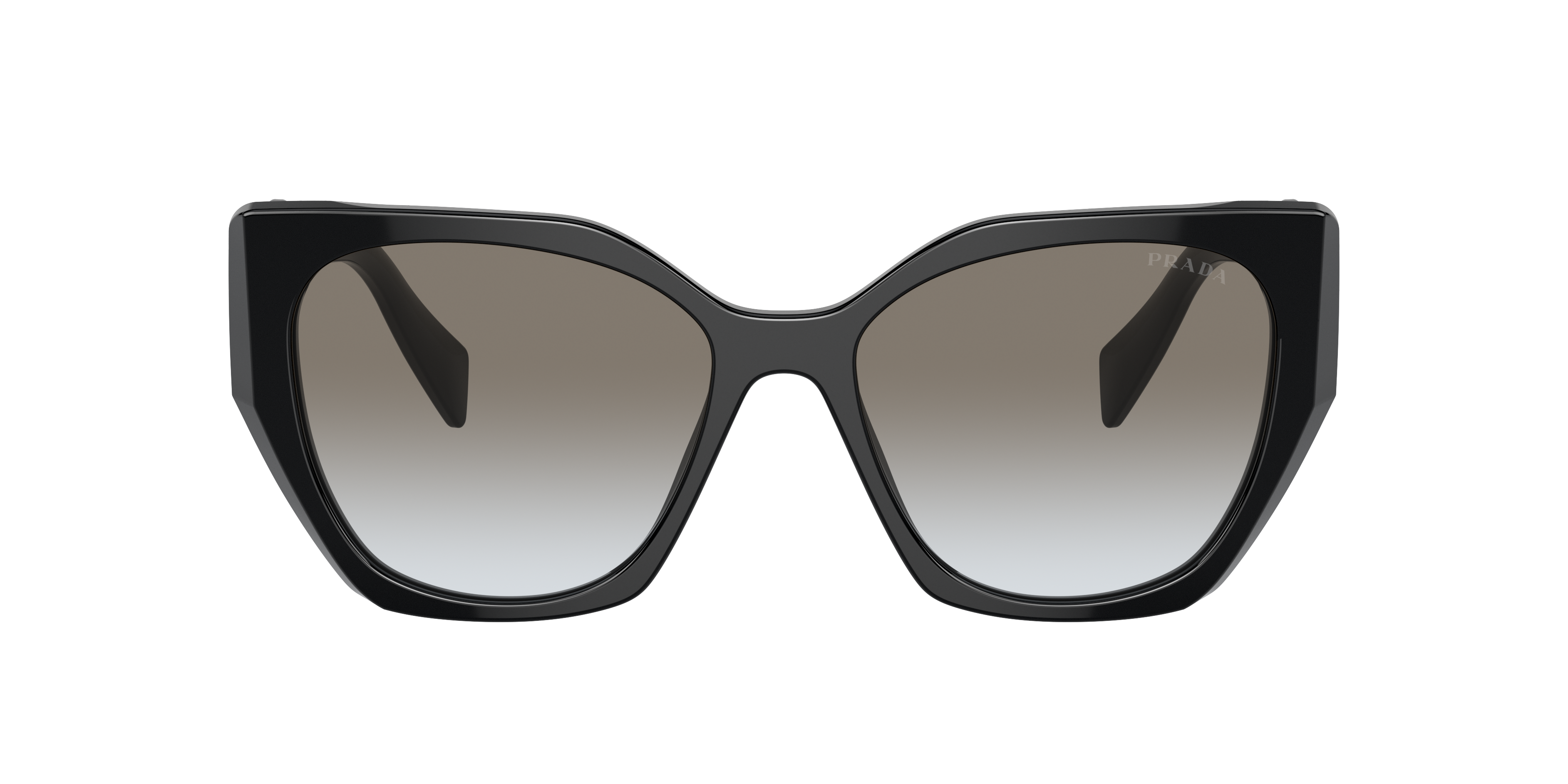 Shop Prada Woman Sunglasses Pr 19zs In Grey Gradient