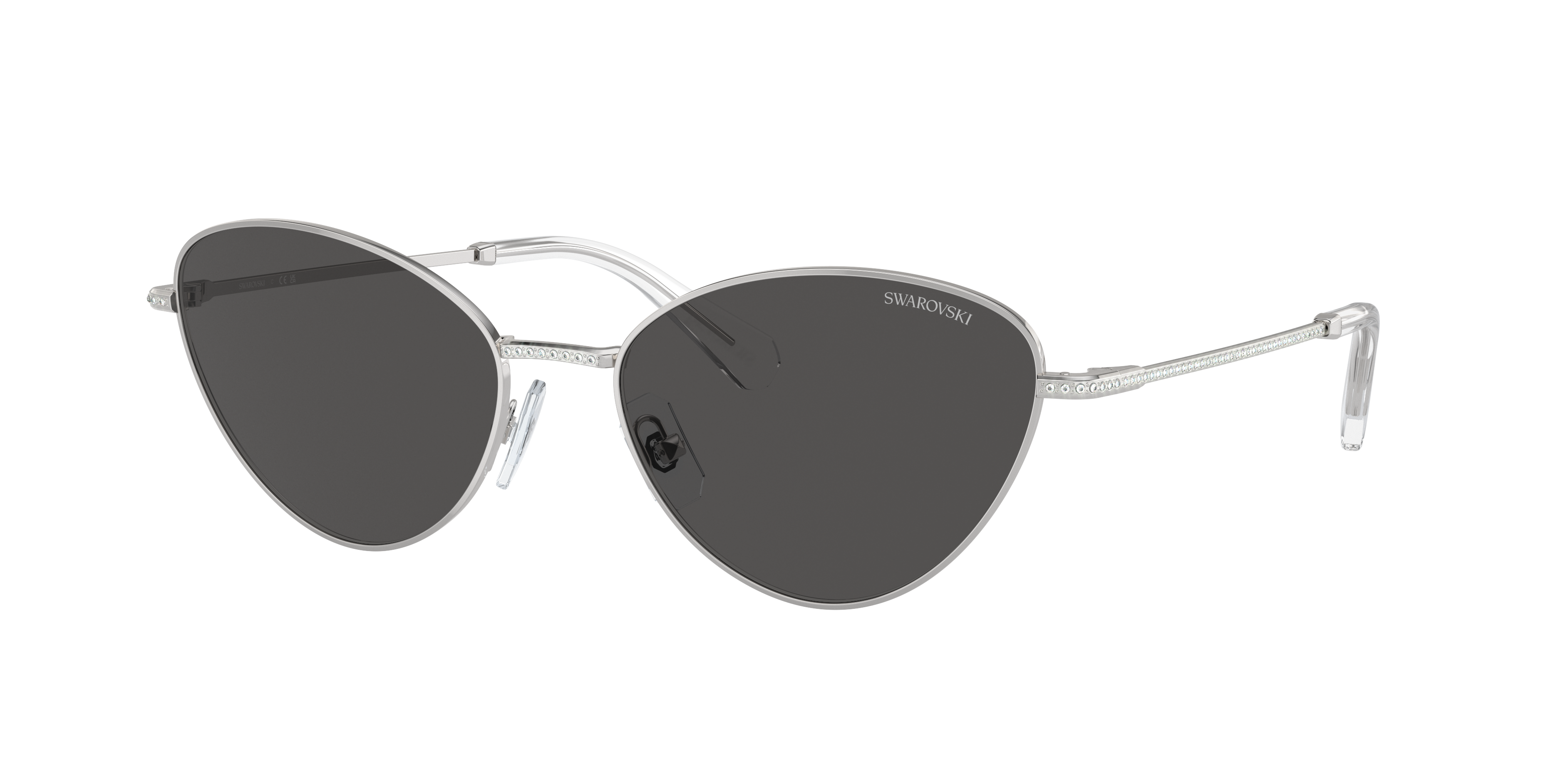 Swarovski Woman Sunglass Sk7014 In Dark Grey