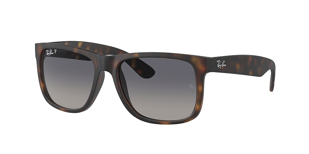 Ray-Ban RB4165 Justin Classic 54 Blue & Havana Polarised Sunglasses ...