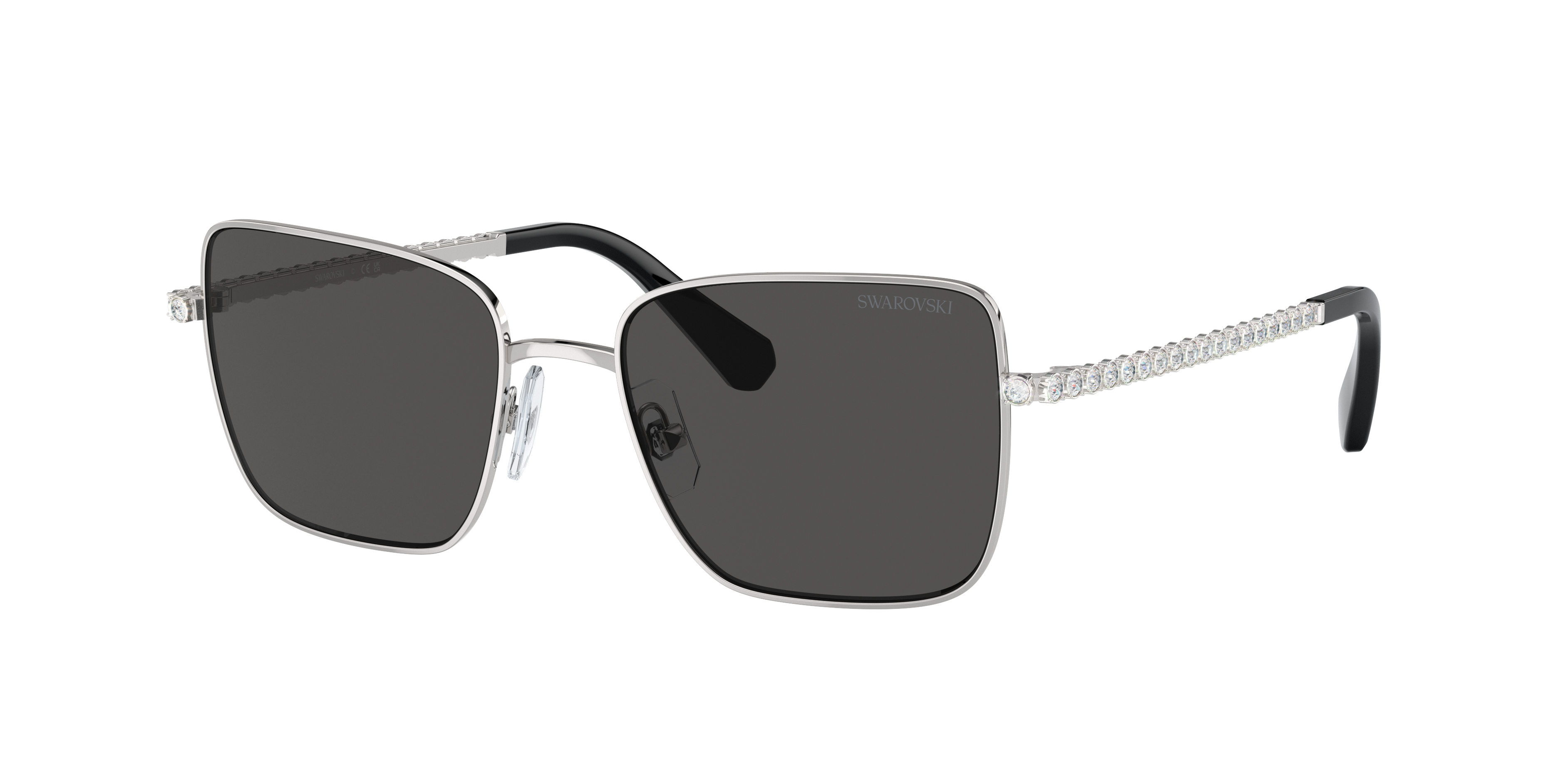 Shop Swarovski Woman Sunglass Sk7015 In Dark Grey