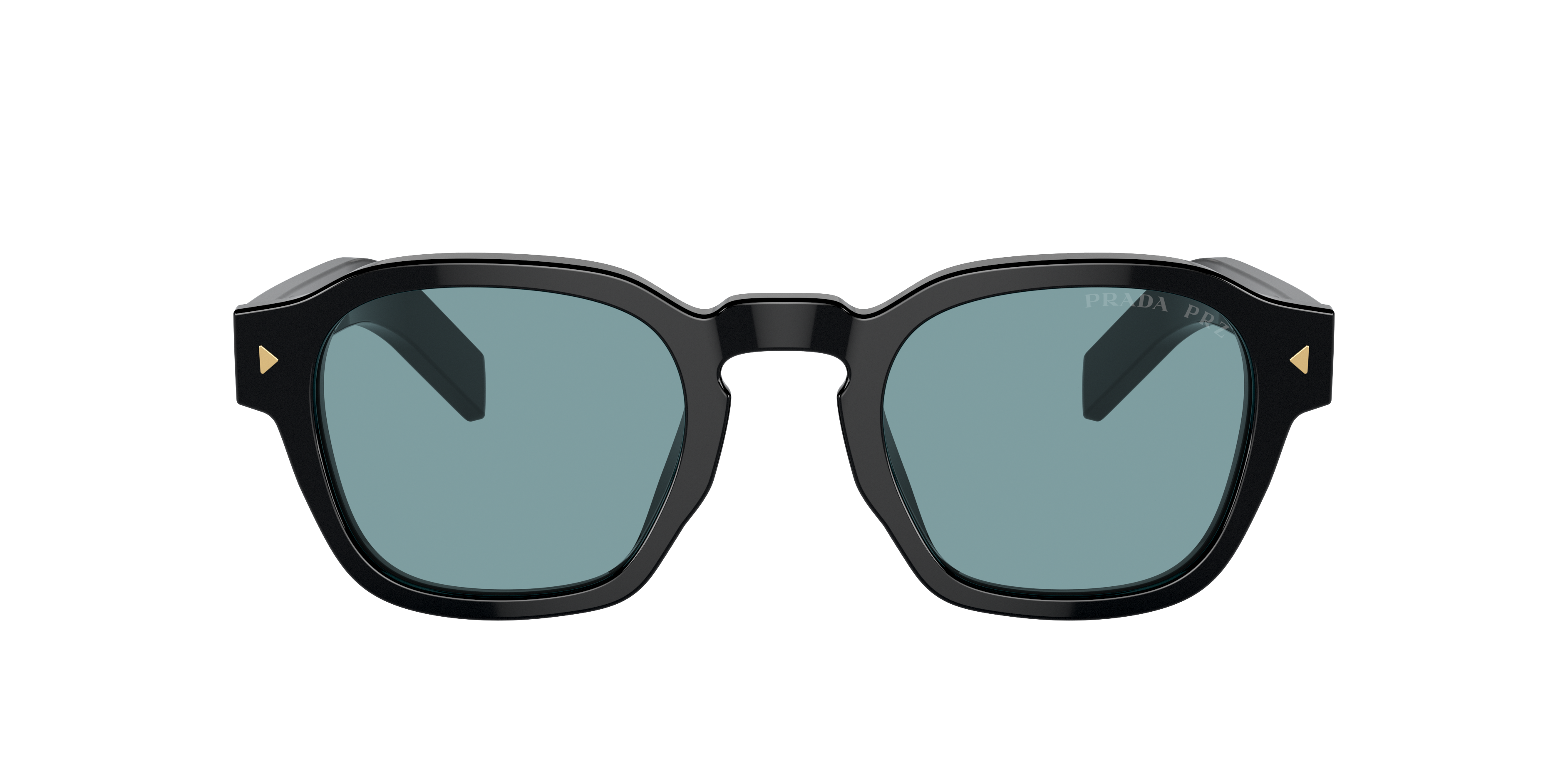 Prada Man Sunglass Pr A16s In Polarized Green