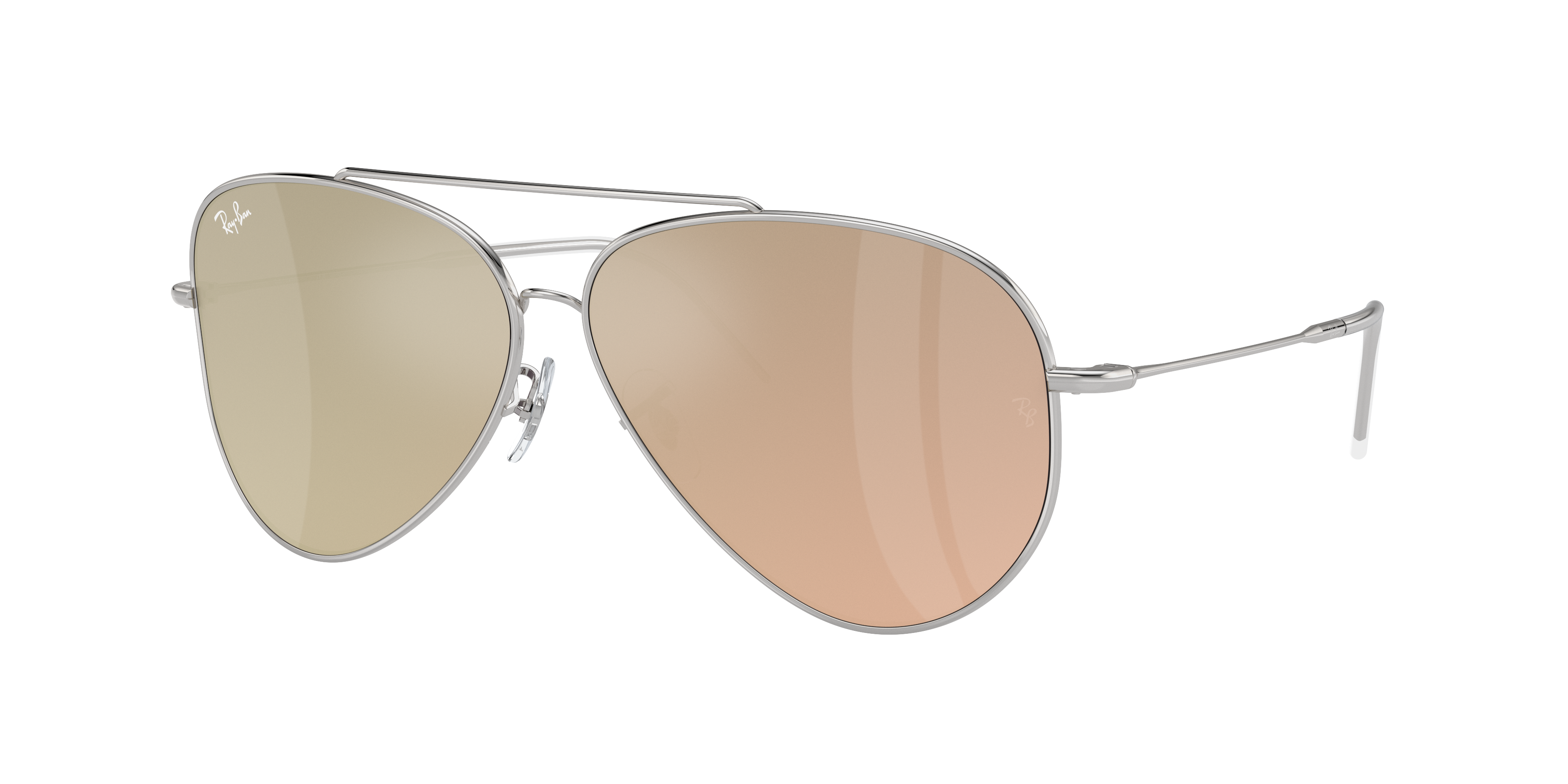 Ray Ban Ray In Purple Brown Pale Gold