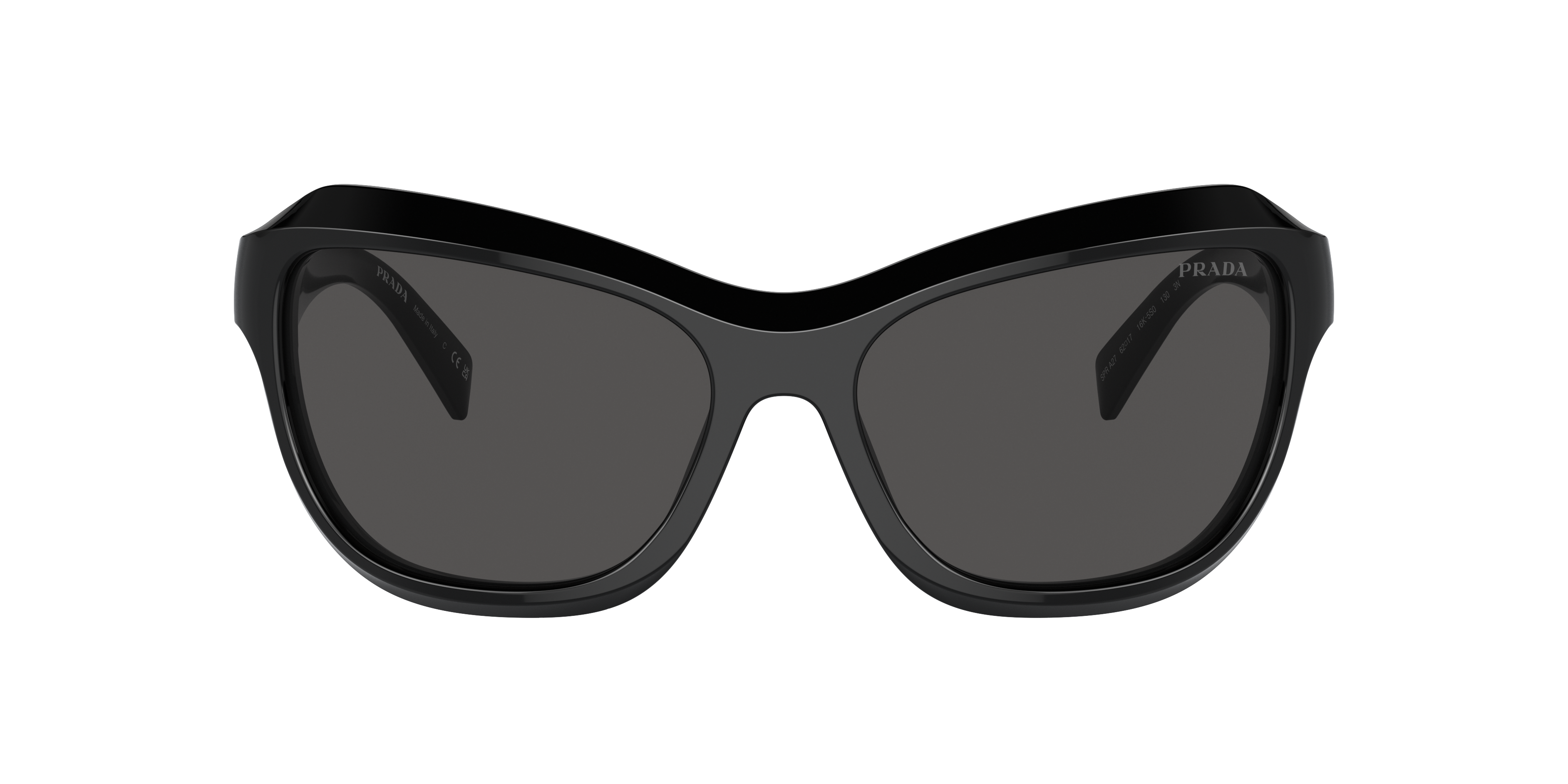 Shop Prada Woman Sunglasses Pr A27s In Dark Grey